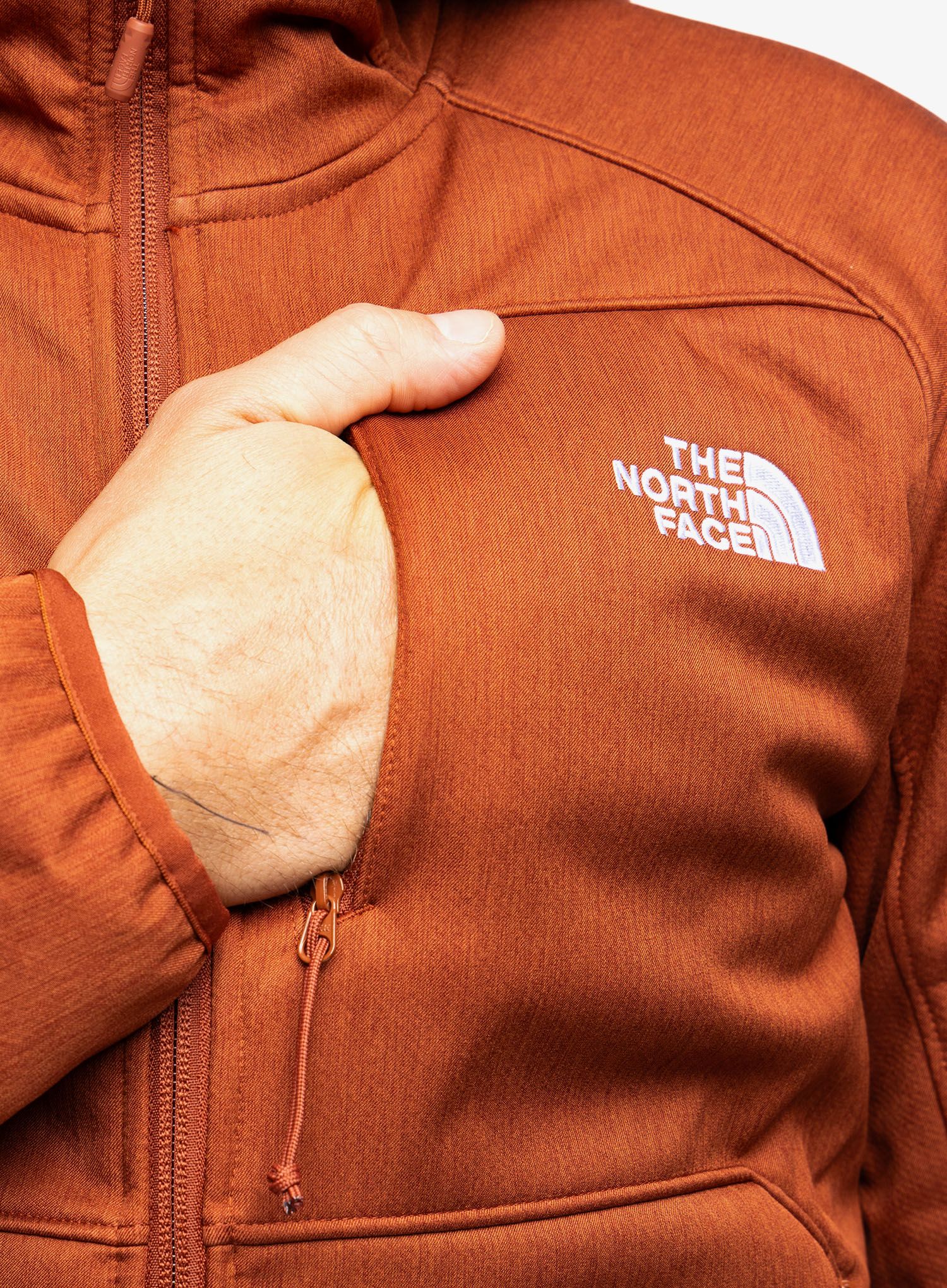 Jakna The North Face Quest Hooded Softshell - brandy brown