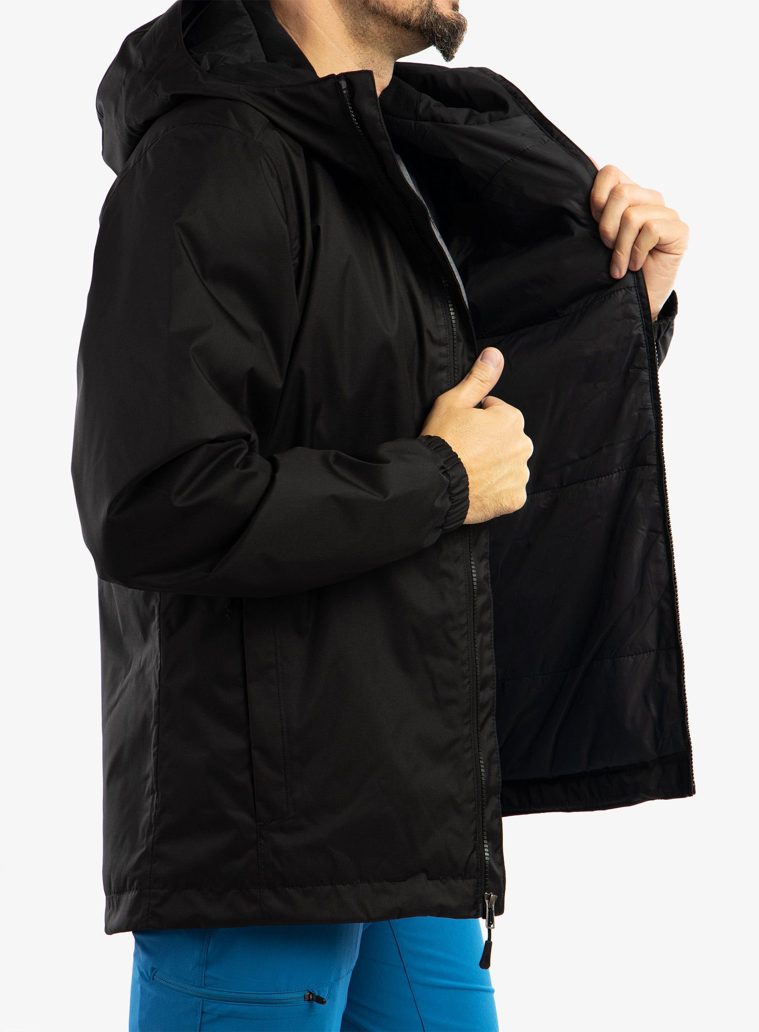 Jakna s postavom The North Face Quest Insulated Jacket - tnf black/tnf white