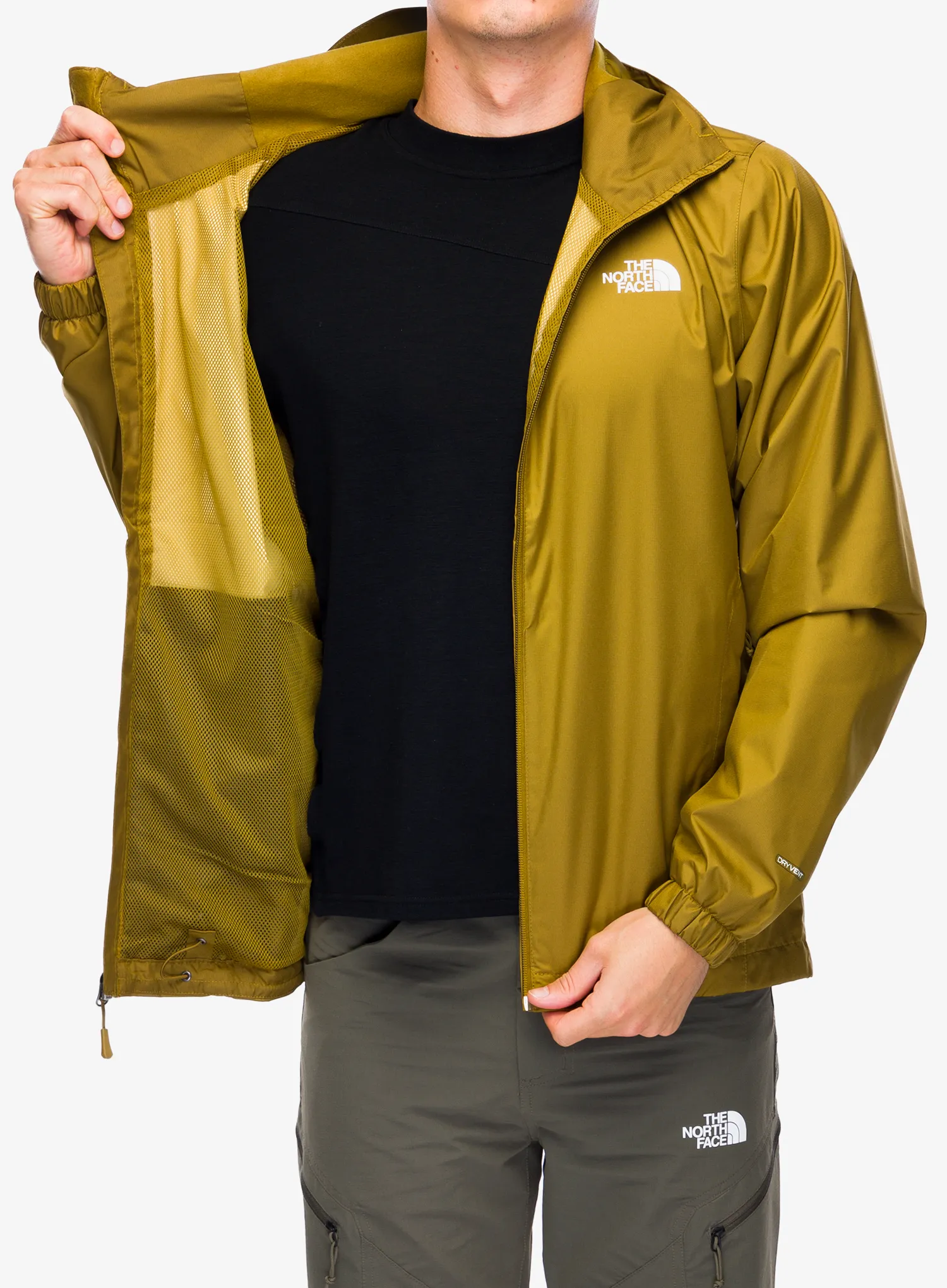 Kišna jakna The North Face Quest Jacket - moss green