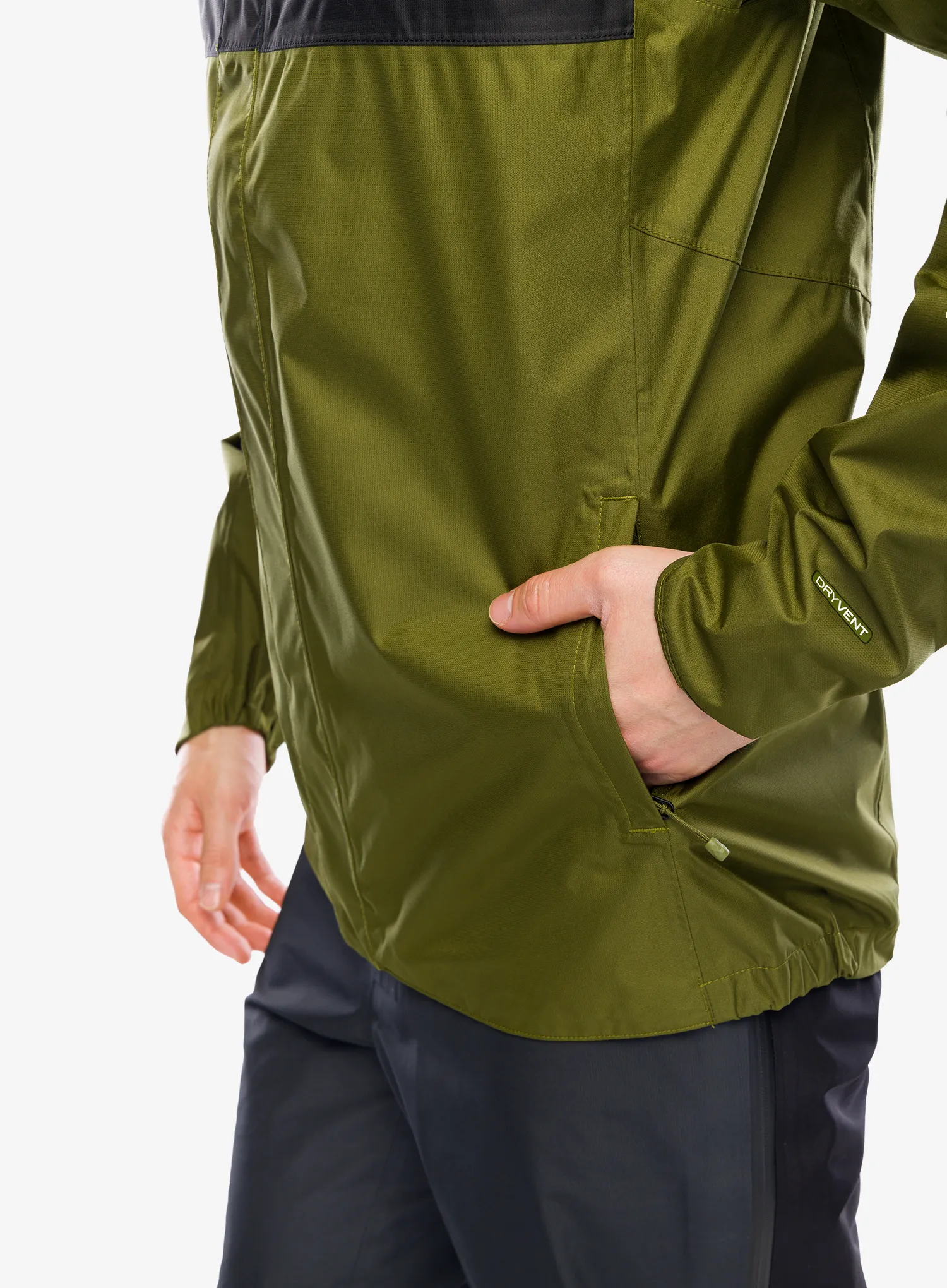 Kišna jakna The North Face Quest Zip-In Jacket - forest olive/tnf black
