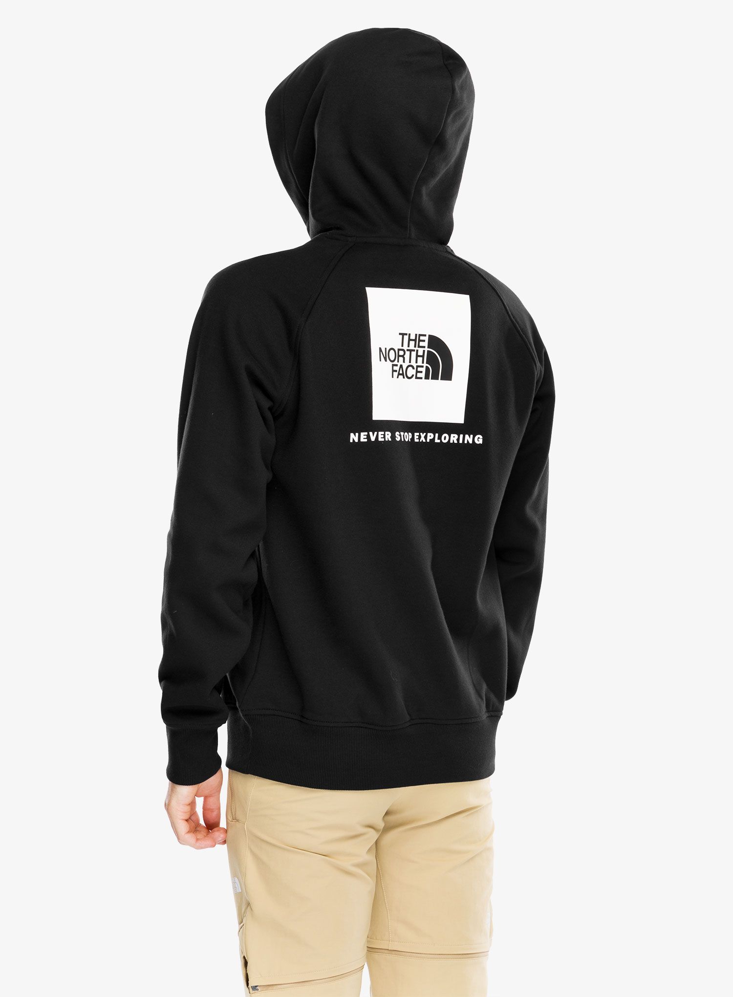 Majica s kapuljačom The North Face Raglan Redbox Hoodie - tnf black/tnf white