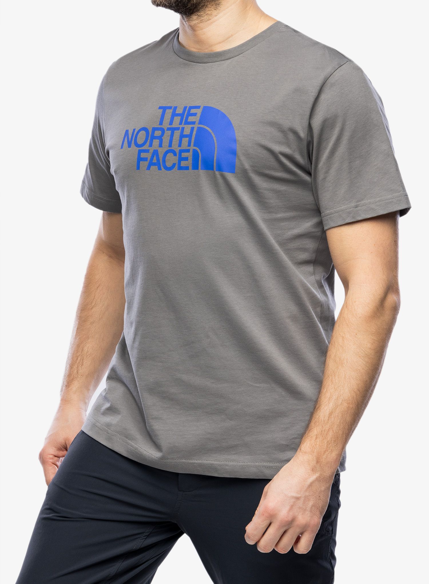 Pamučna majica The North Face S/S Easy Tee - smoked pearl