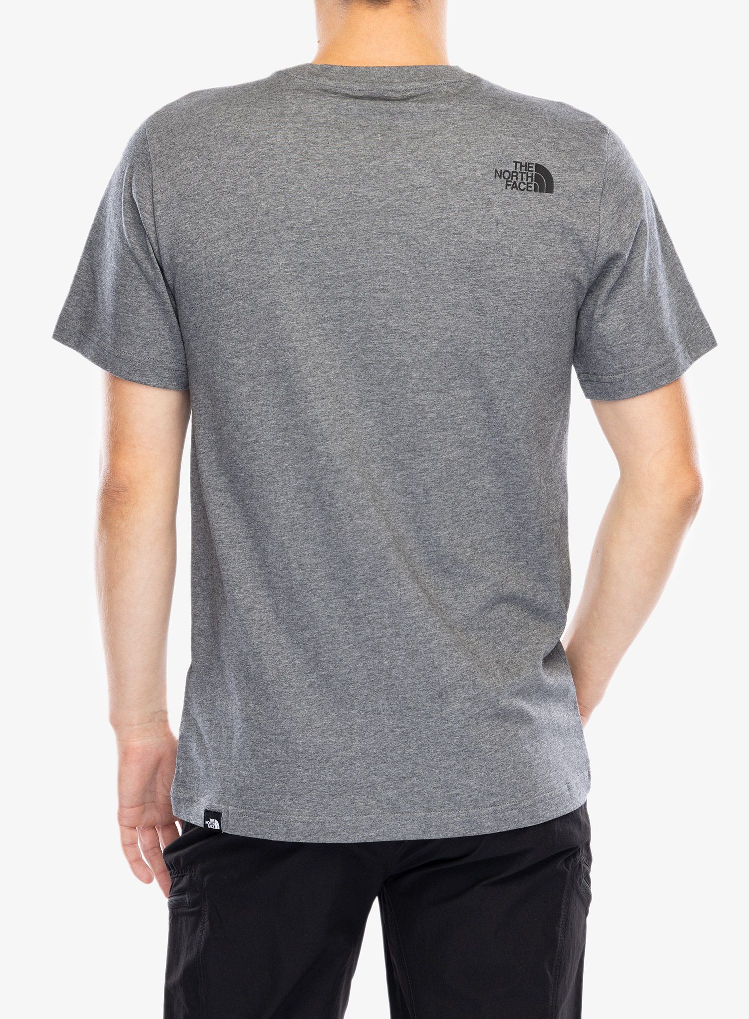 Pamučna majica The North Face S/S Easy Tee - tnf medium grey heather