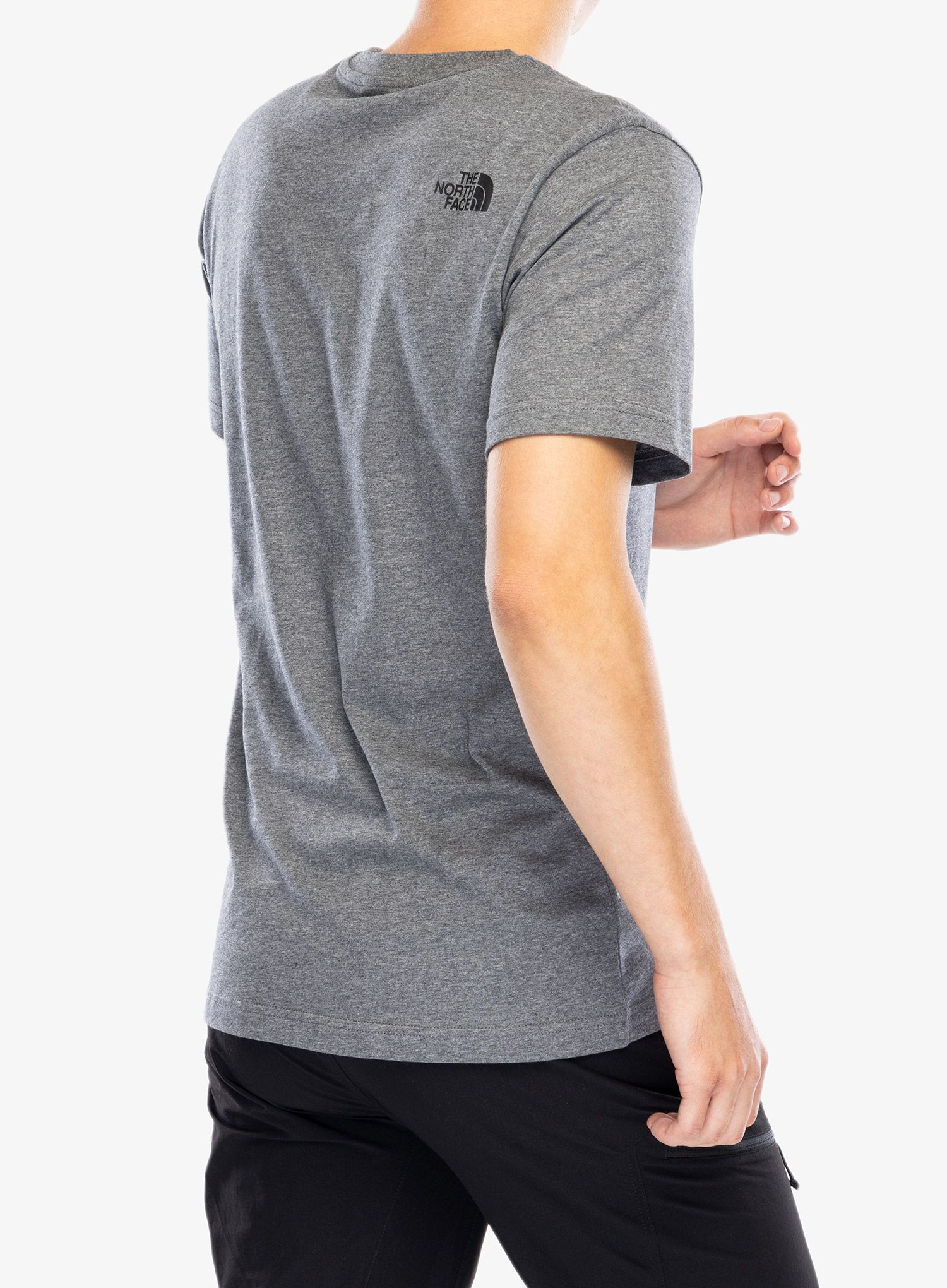 Pamučna majica The North Face S/S Easy Tee - tnf medium grey heather