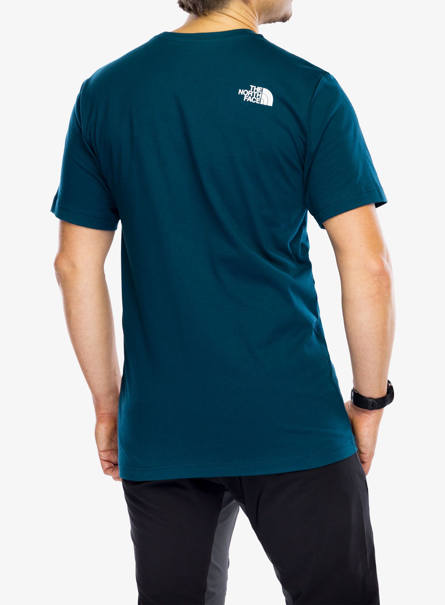 Pamučna majica The North Face S/S Never Stop Exploring Tee - midnight petrol