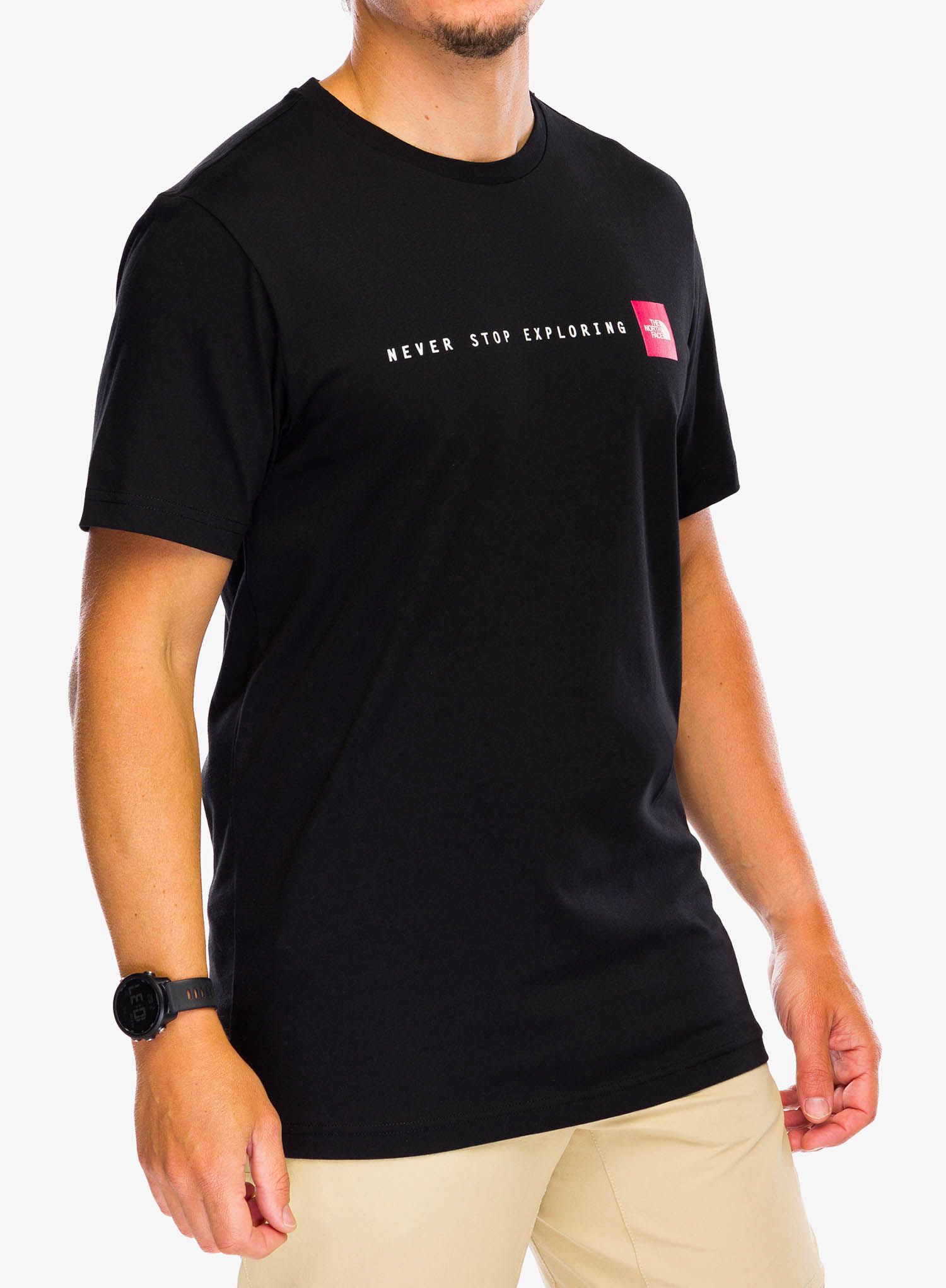Pamučna majica The North Face S/S Never Stop Exploring Tee - tnf black