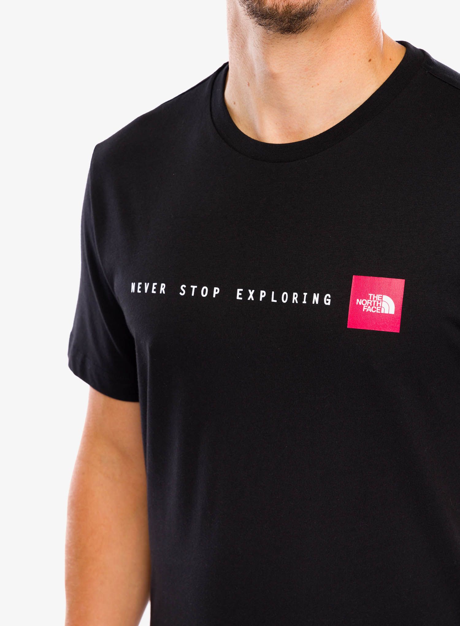 Pamučna majica The North Face S/S Never Stop Exploring Tee - tnf black