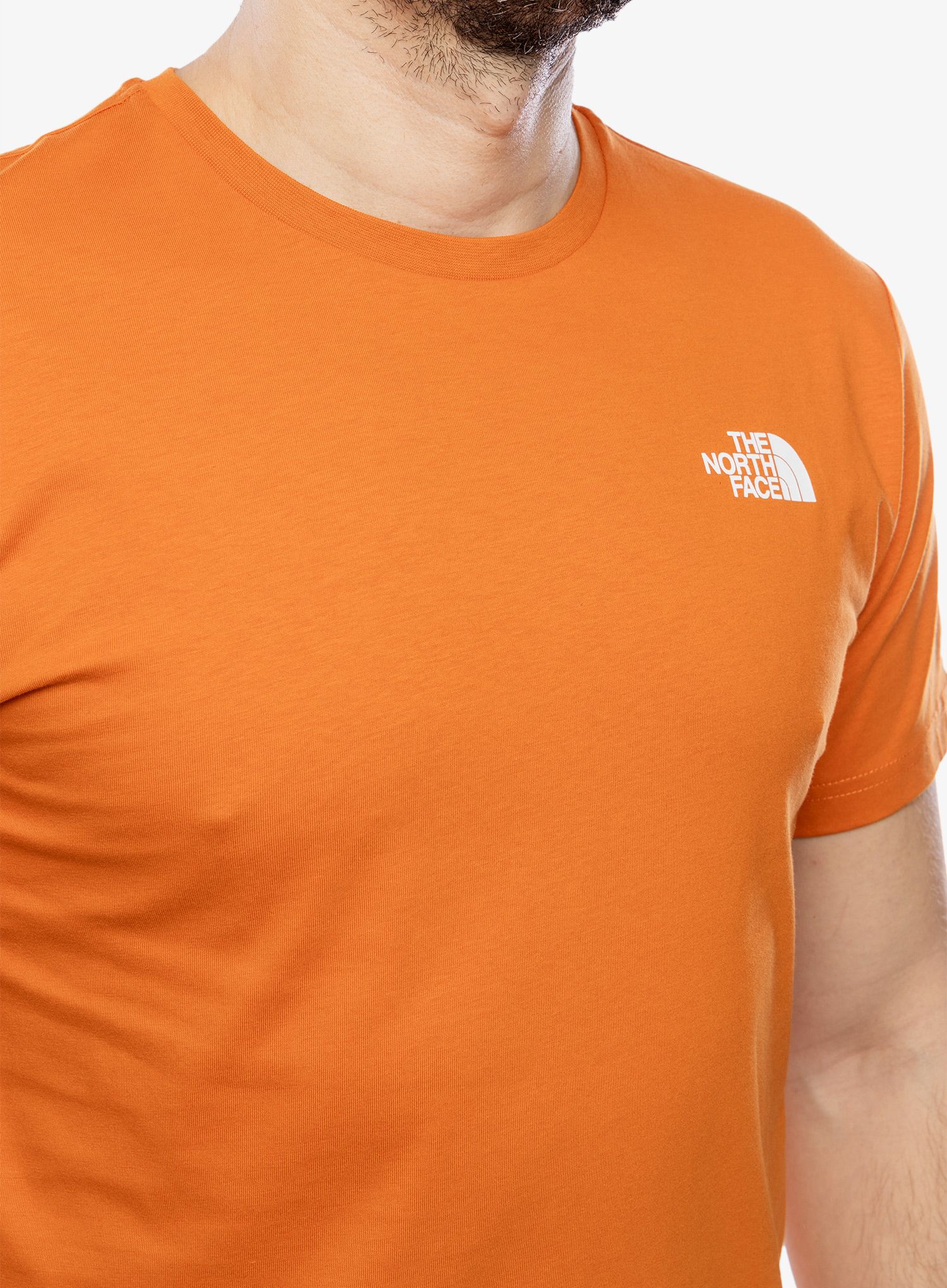 Majica s tiskom The North Face S/S Redbox Celebration Tee - desert rust