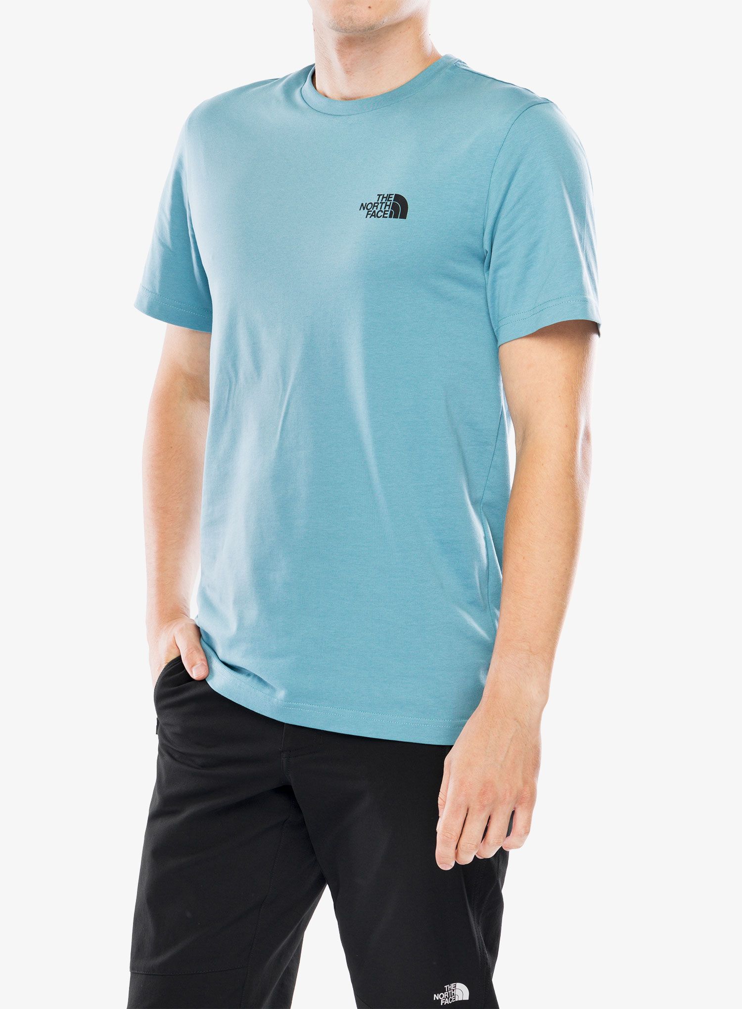 Pamučna majica The North Face S/S Simple Dome Tee - algae blue