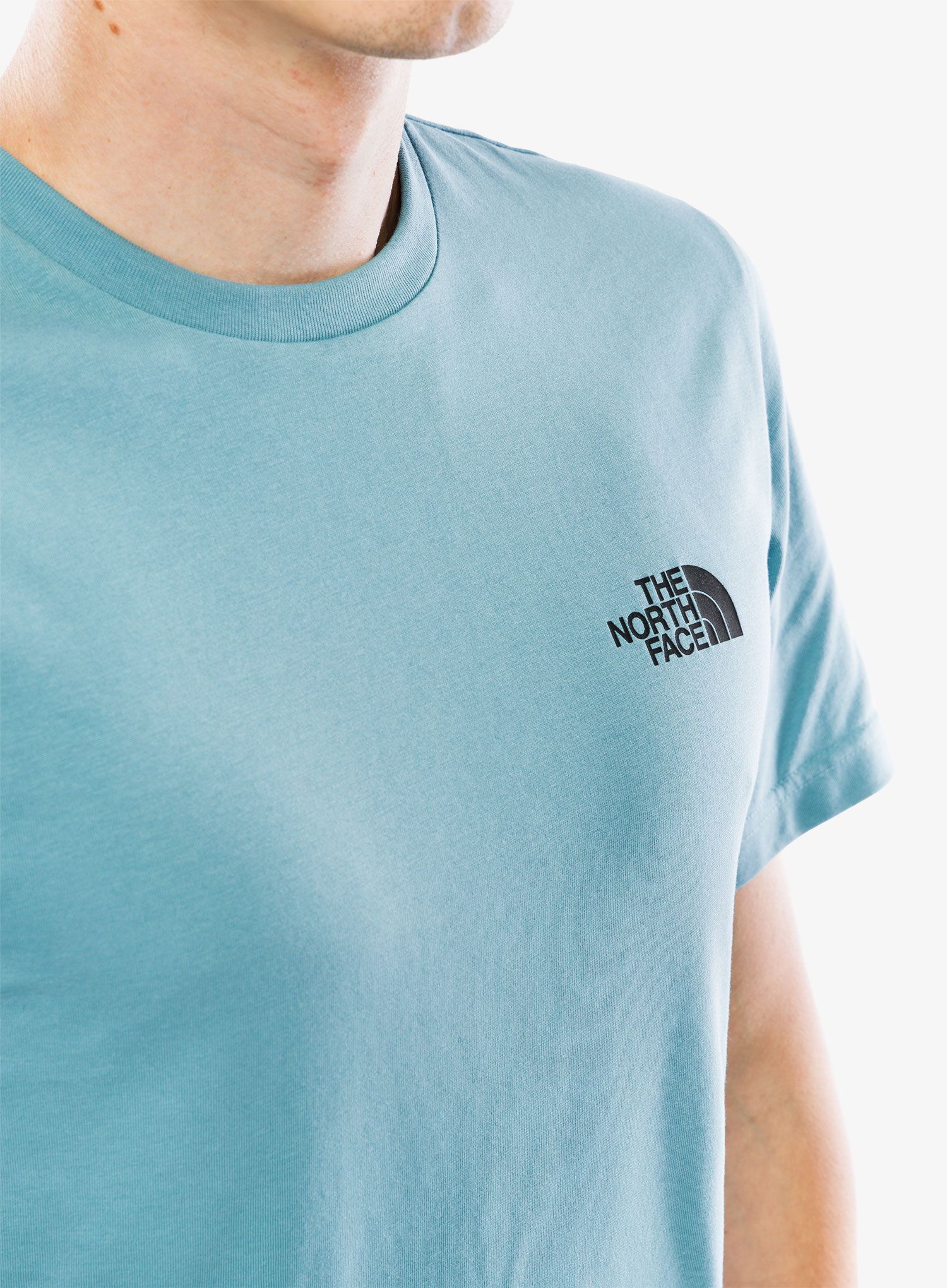 Pamučna majica The North Face S/S Simple Dome Tee - algae blue