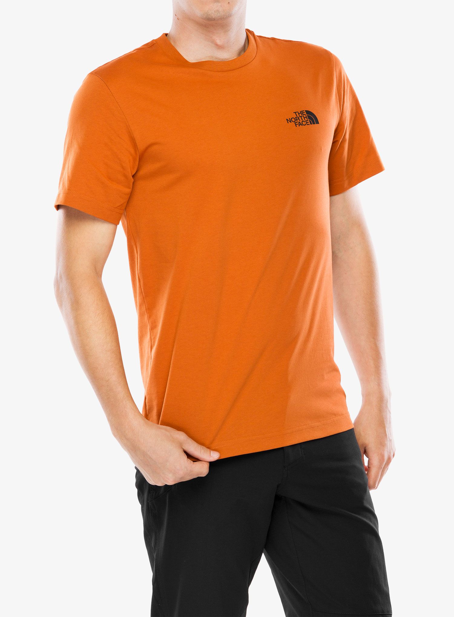 Pamučna majica The North Face S/S Simple Dome Tee - earthen copper