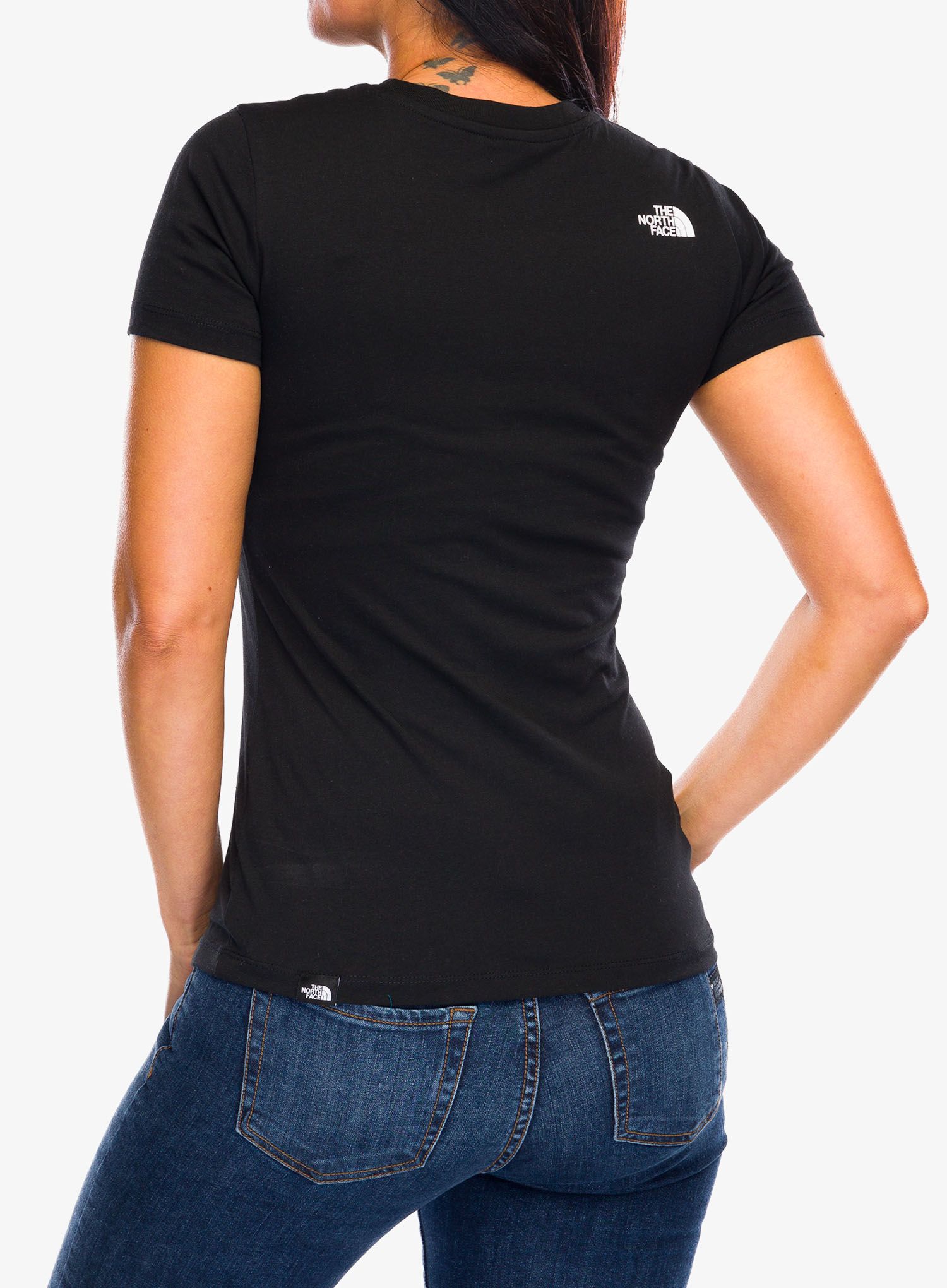 Ženska pamučna majica The North Face S/S Simple Dome Tee - tnf black
