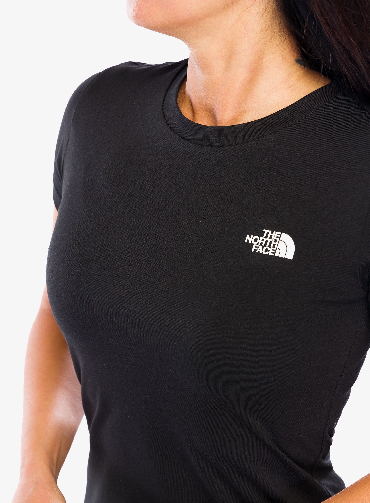 Ženska pamučna majica The North Face S/S Simple Dome Tee - tnf black