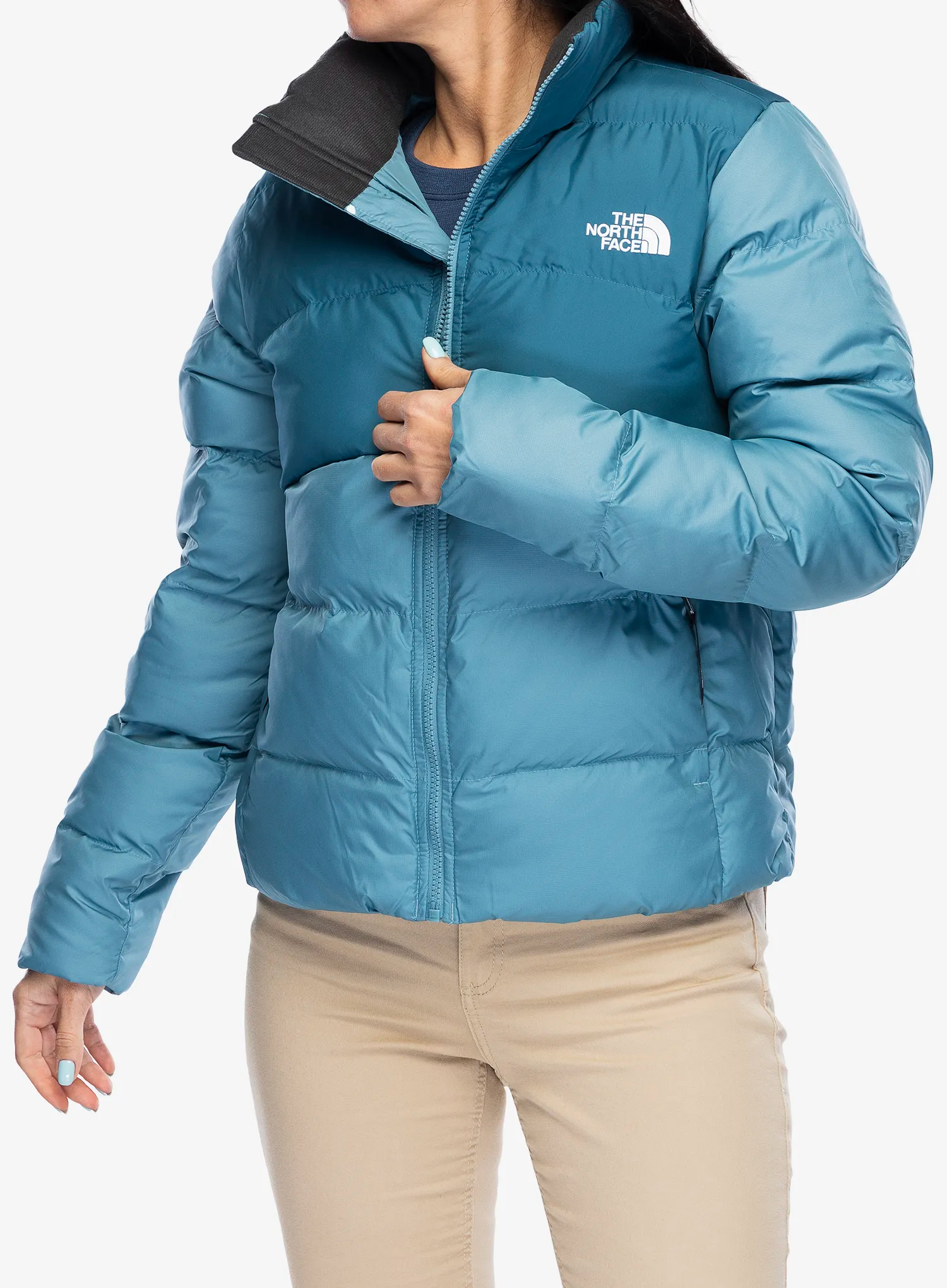 Ženska zimska jakna The North Face Saikuru Jacket - algae blue/mallard blue