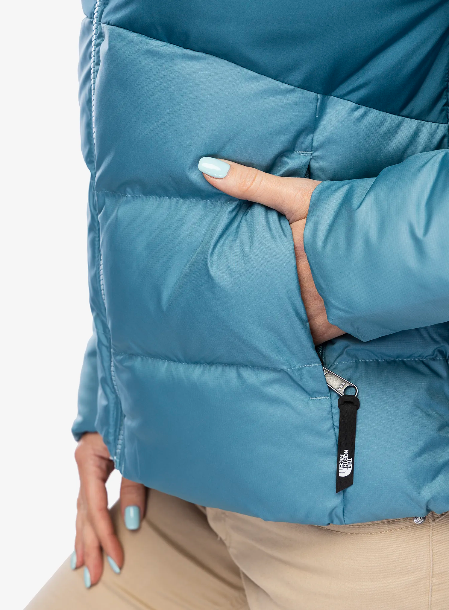 Ženska zimska jakna The North Face Saikuru Jacket - algae blue/mallard blue