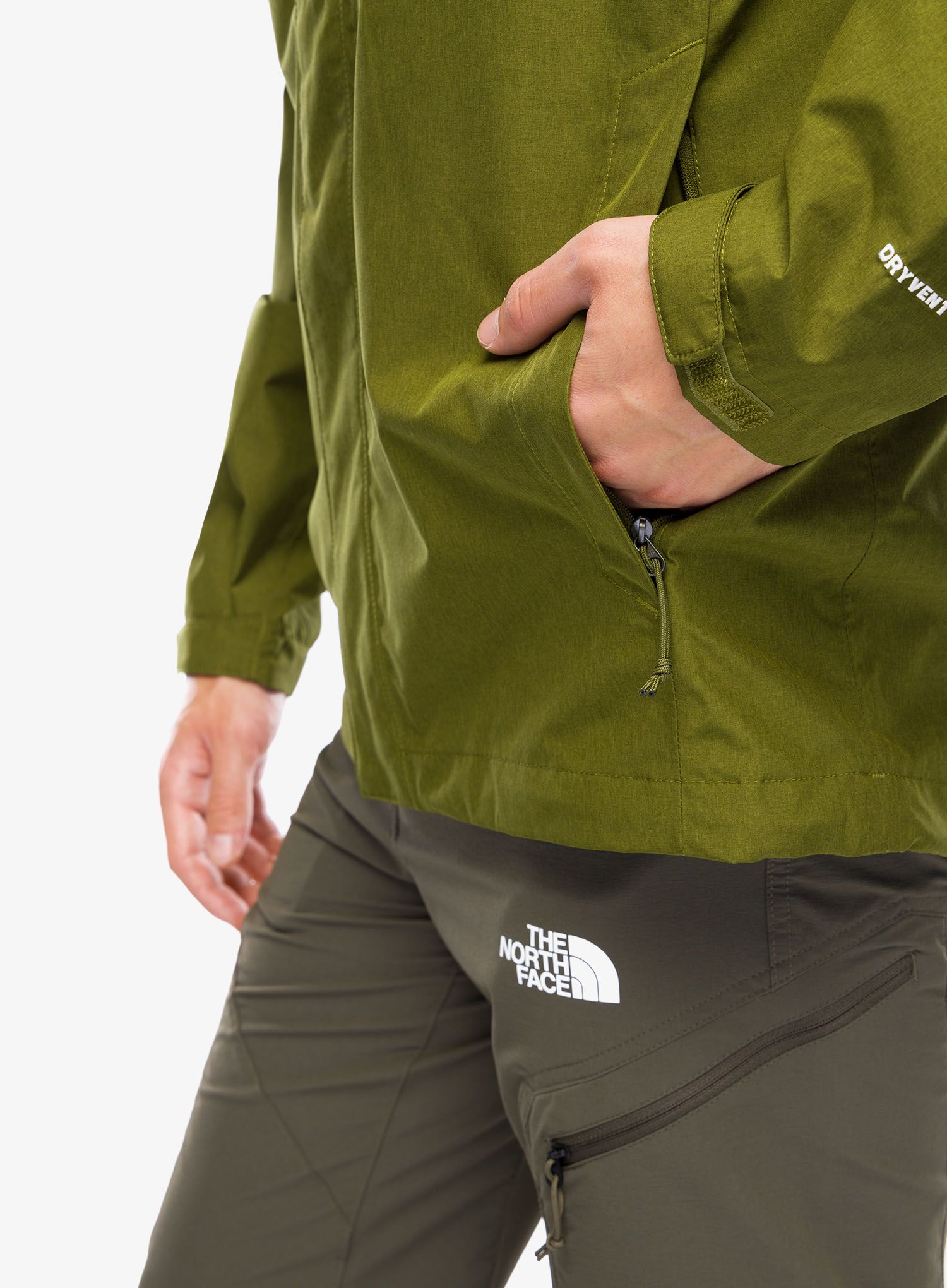 Kišna jakna The North Face Sangro Jacket - forest olive dark heather