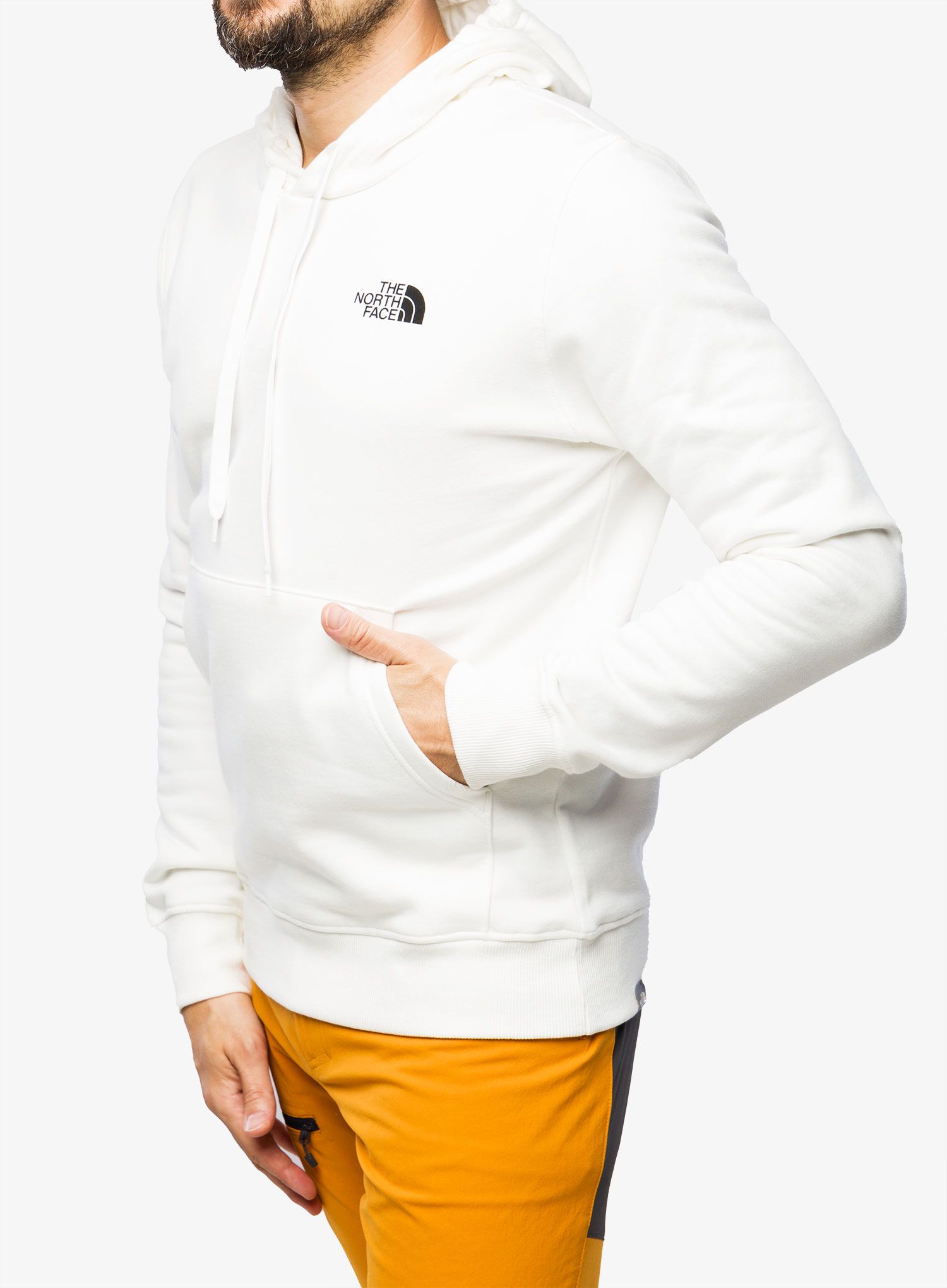 Majica s kapuljačom The North Face Seasonal Graphic Hoodie - white/brown