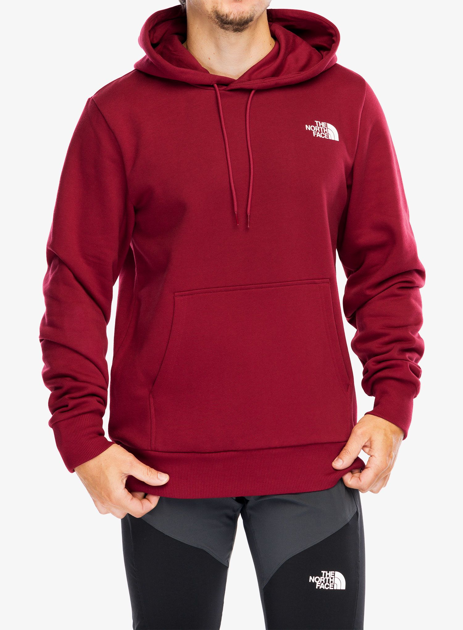 Majica s kapuljačom The North Face Simple Dome Hoodie - beetroot
