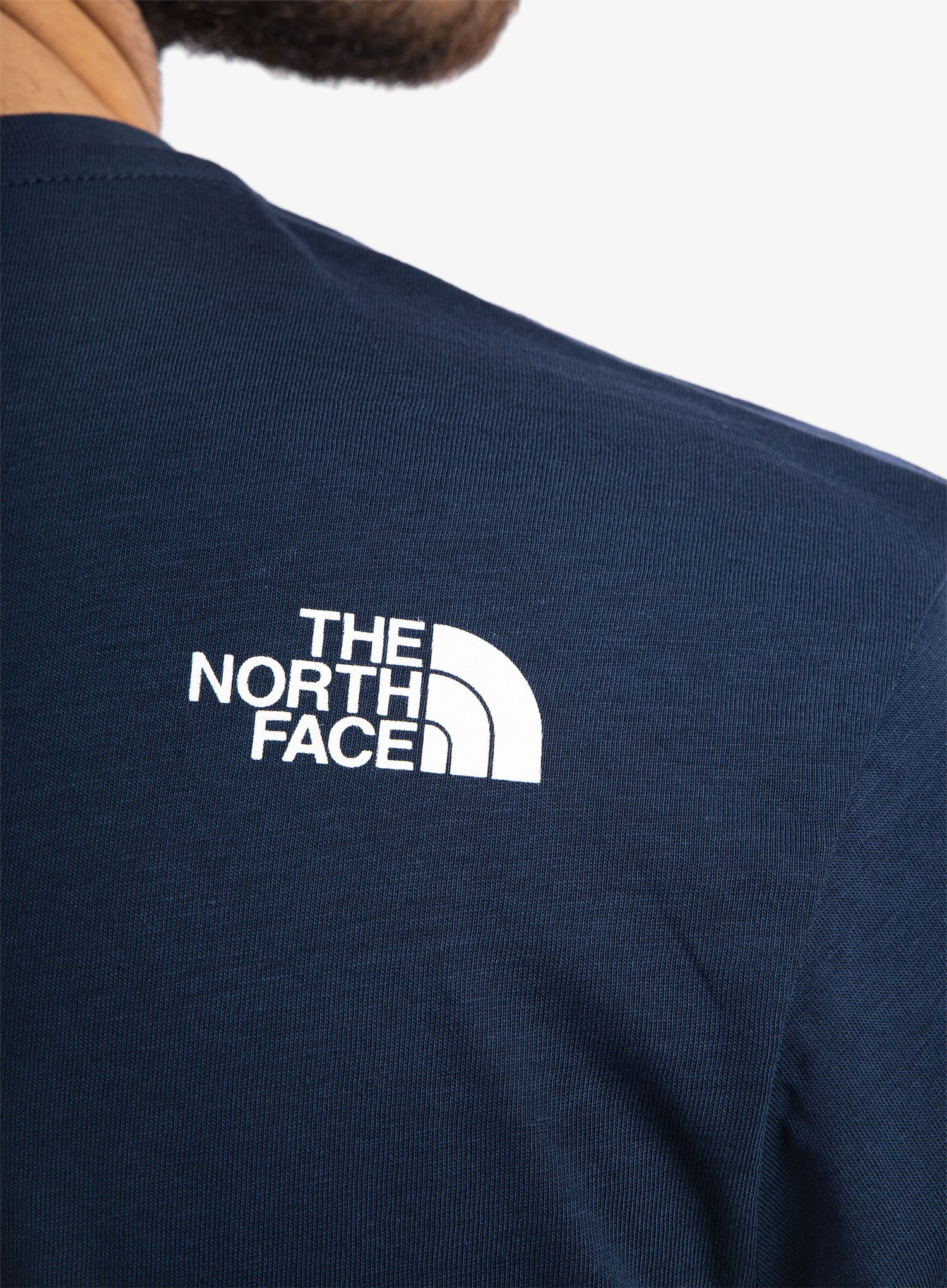 Majica dugih rukava The North Face Simple Dome Tee L/S - summit navy