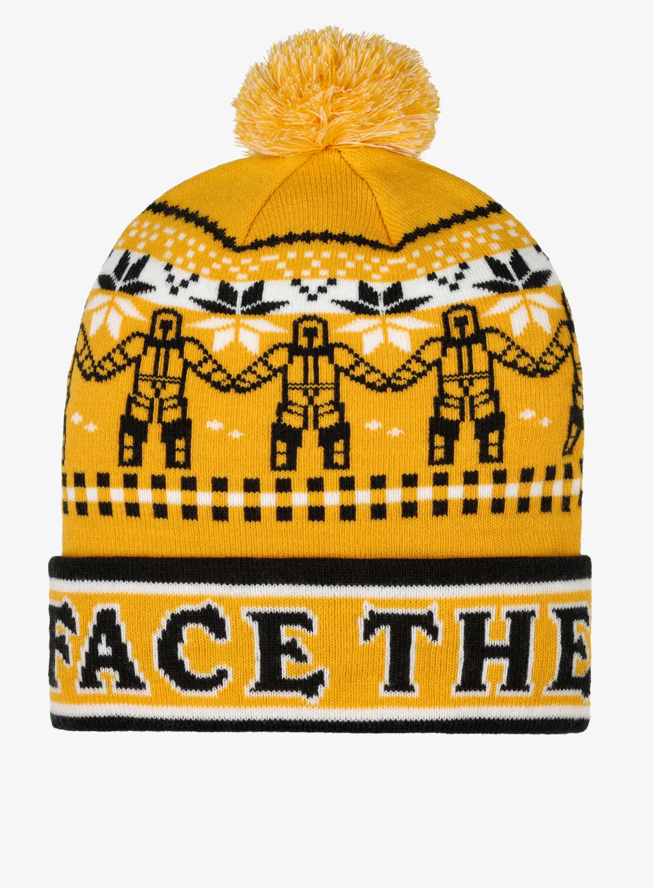 Zimska kapa The North Face Ski Tuke - summit gold him suit jacquard
