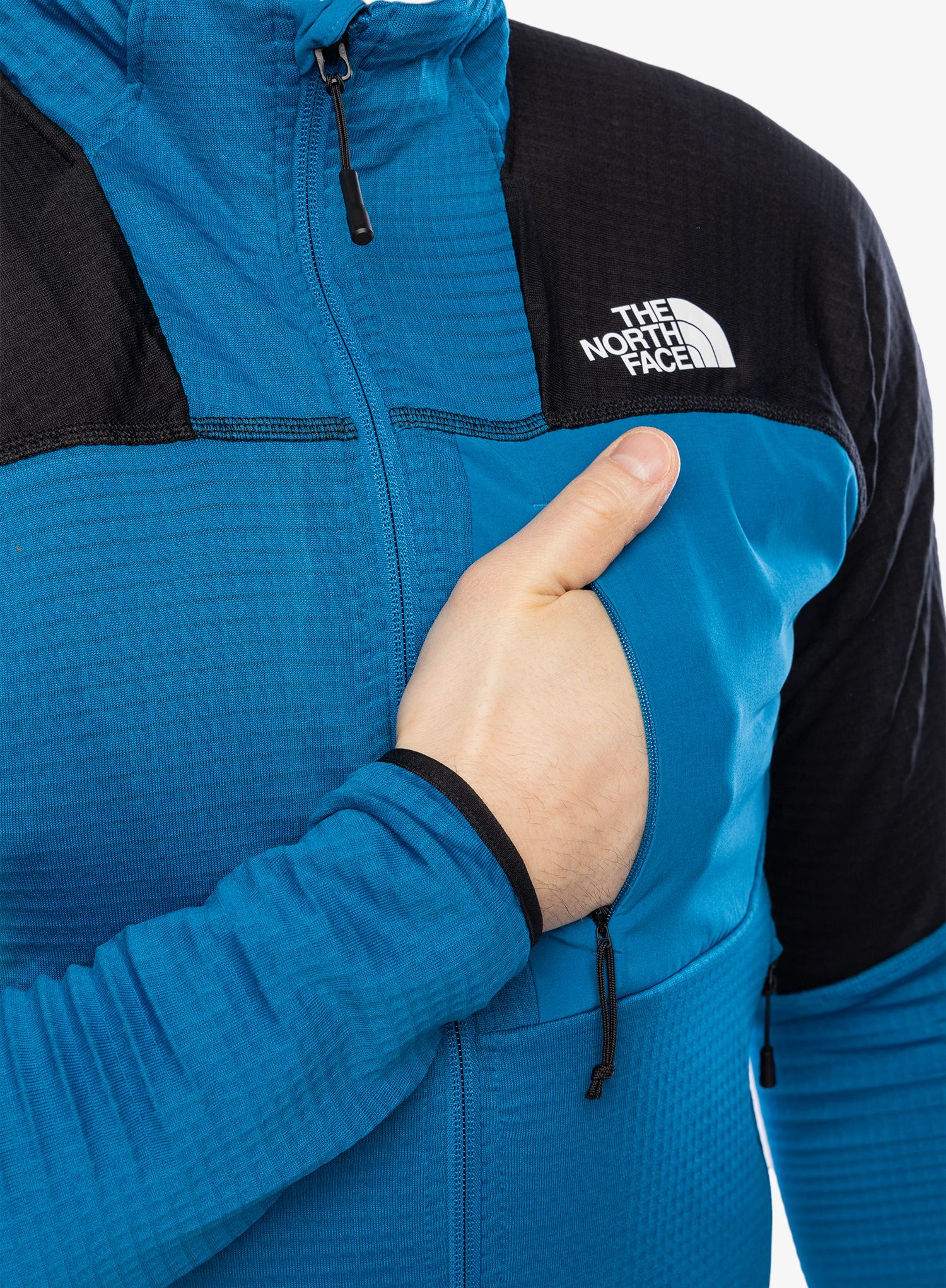 Trekking dukserica The North Face Stormgap Powergrid Jacket - adriatic blue/black