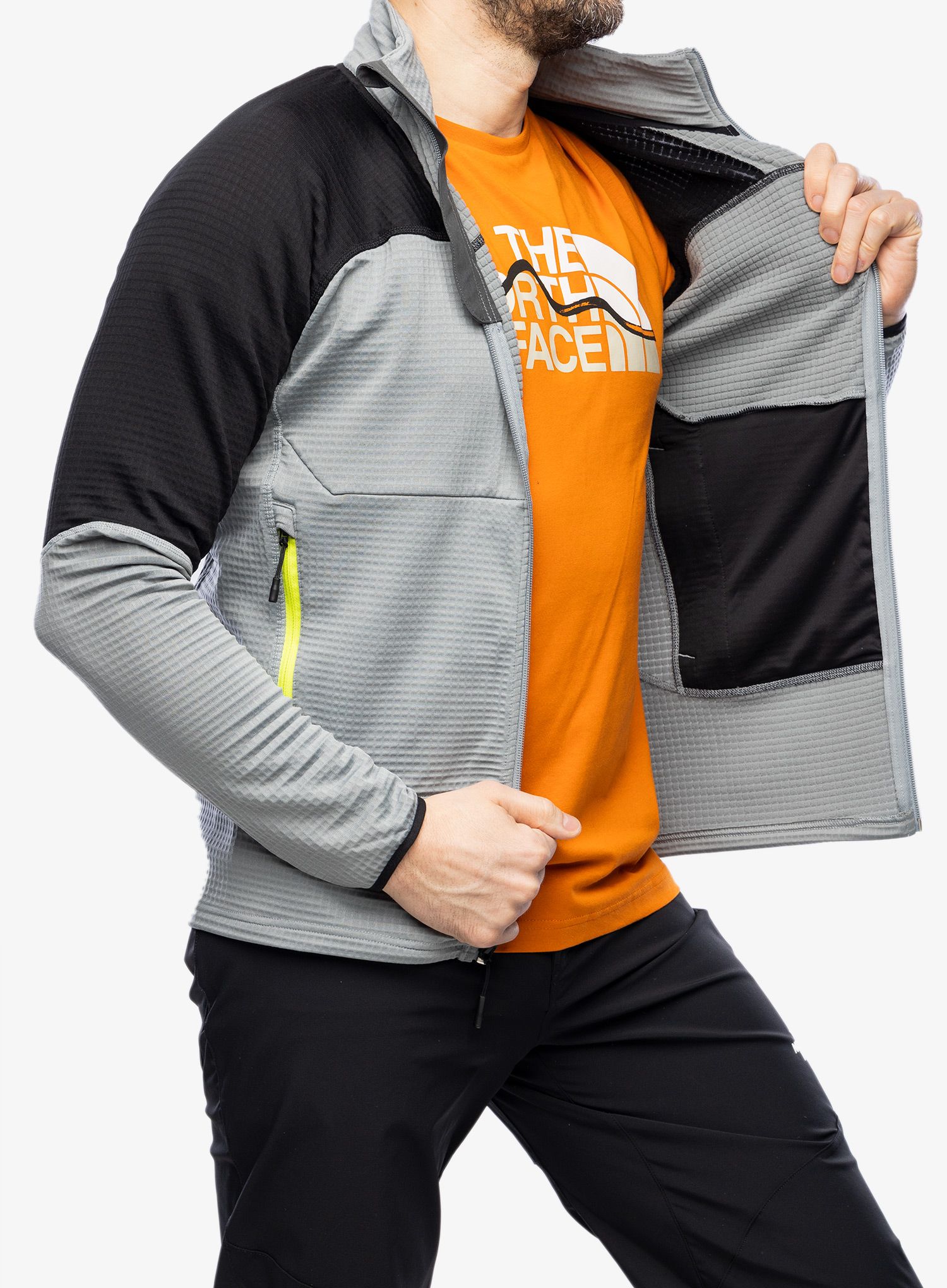 Dukserica The North Face Stormgap Powergrid Jacket - grey/black