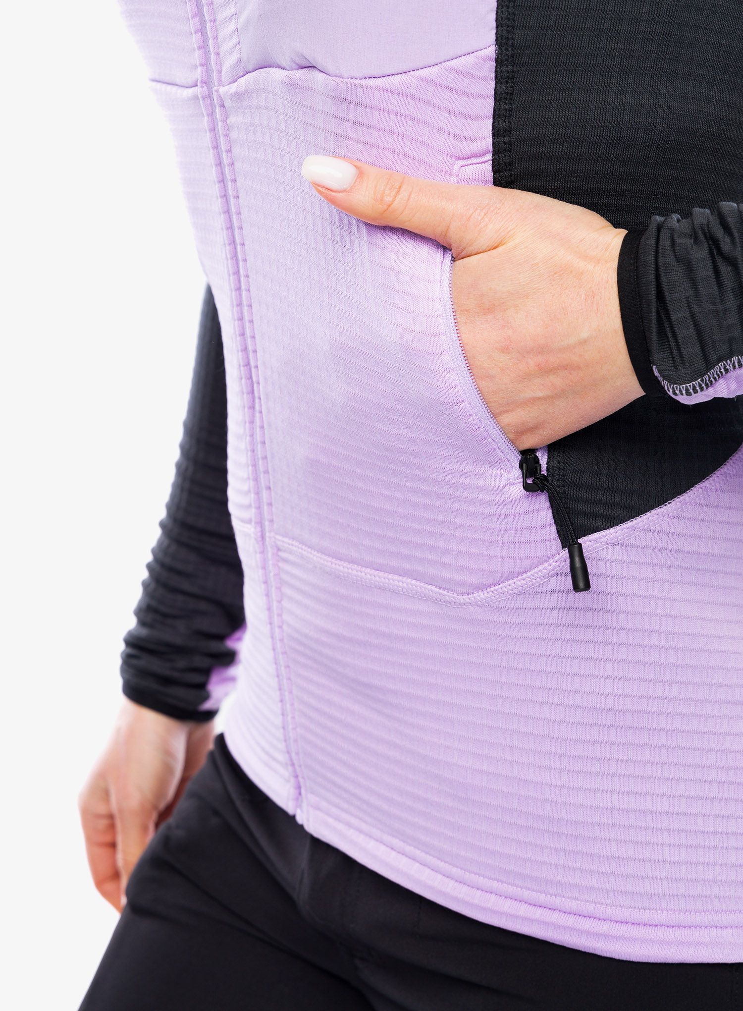 Ženska dukserica The North Face Stormgap Powergrid Jacket - lite lilac/grey