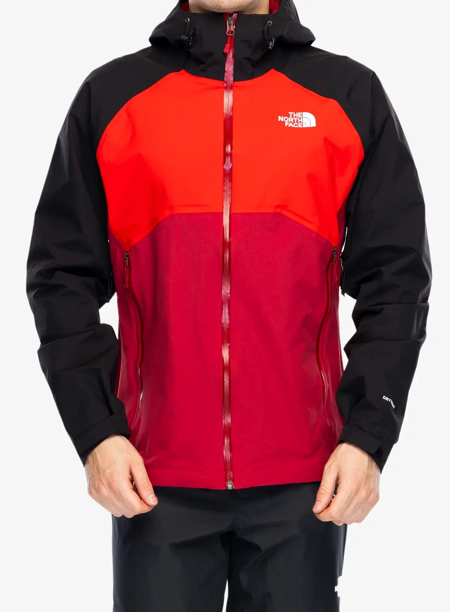 Kišna jakna The North Face Stratos Jacket - garnet red/high risk red