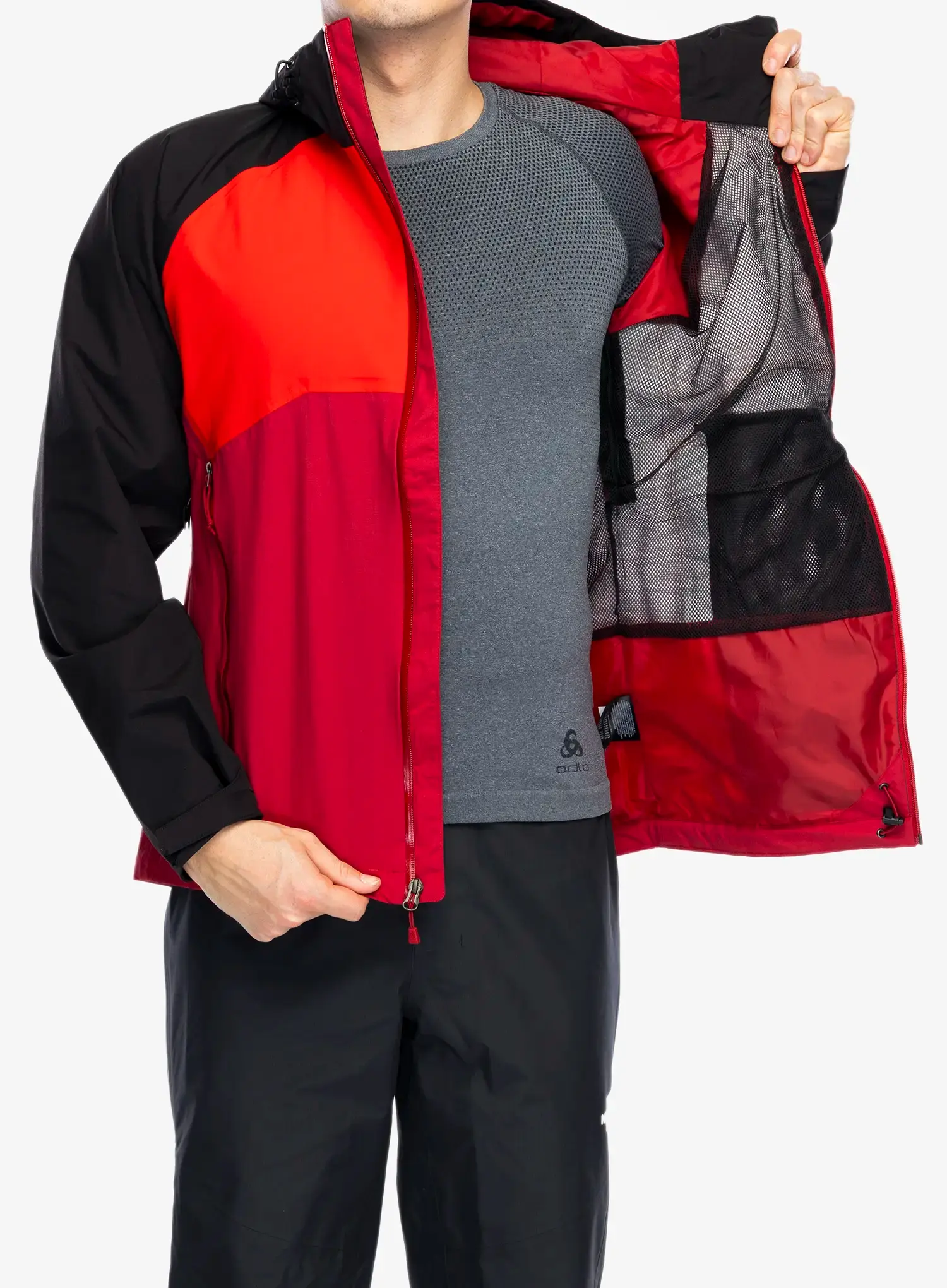 Kišna jakna The North Face Stratos Jacket - garnet red/high risk red