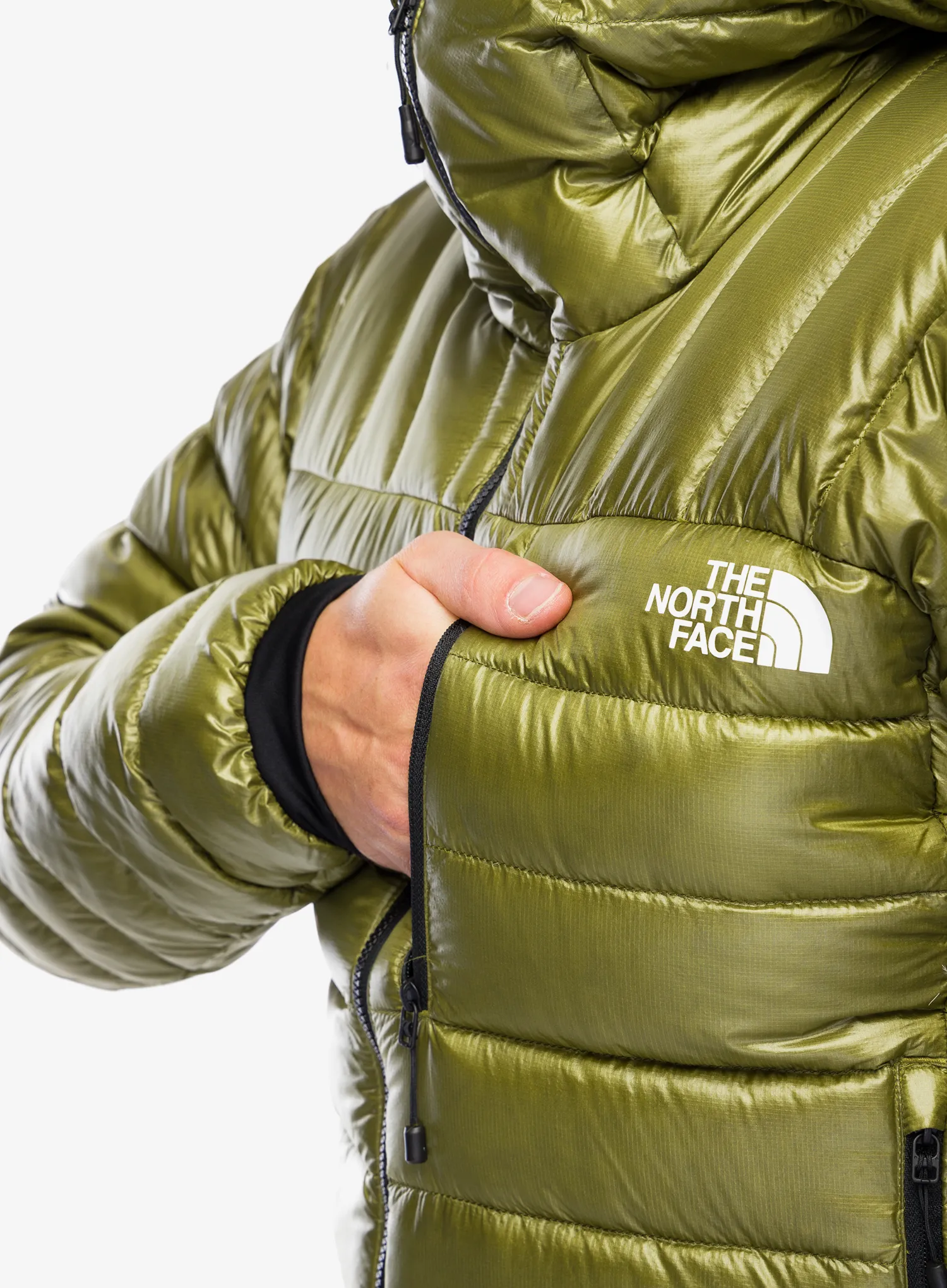 Pernata jakna The North Face Summit Breithorn Hoodie - forest olive