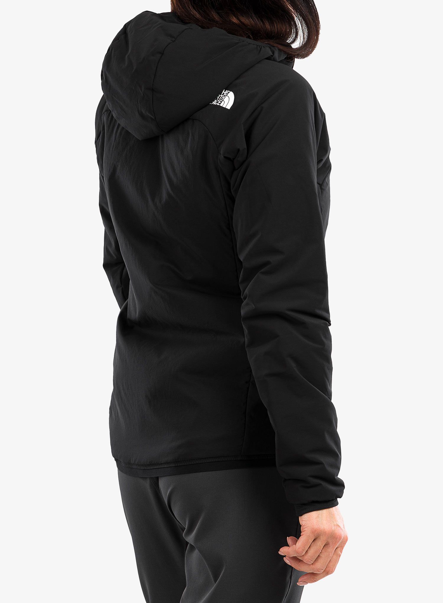 Jakna s postavom ženska The North Face Summit Casaval Hoodie - tnf black