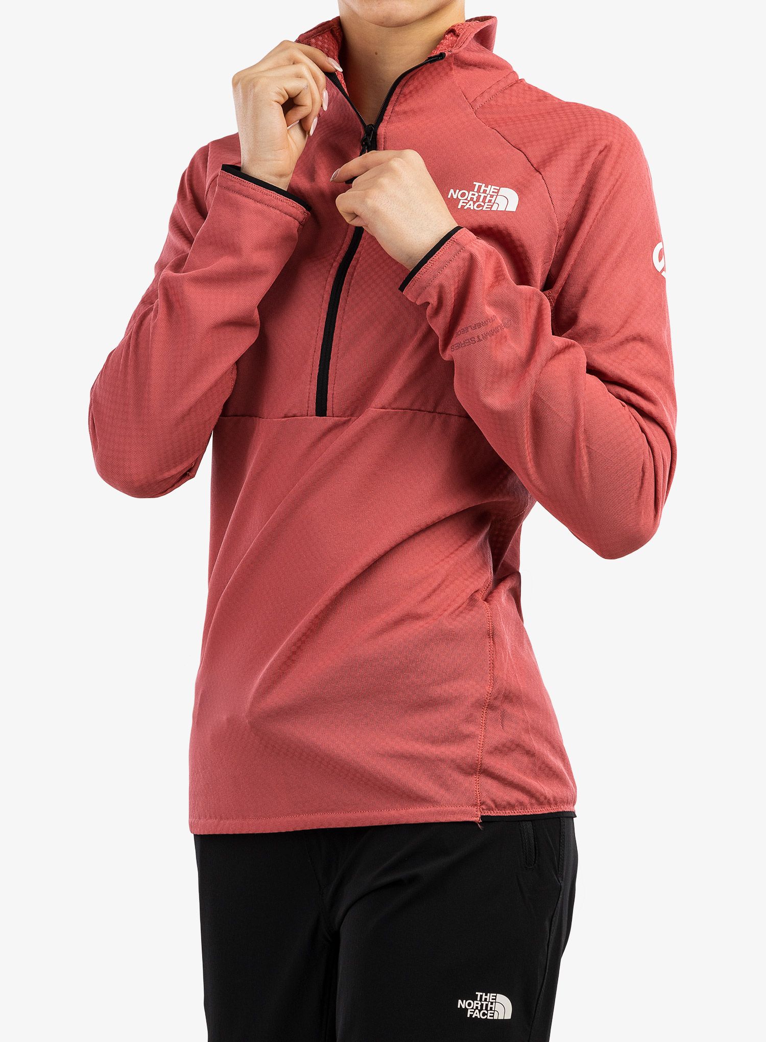 Ženska dukserica The North Face Summit Futurefleece LT 1/2 Zip - slate rose