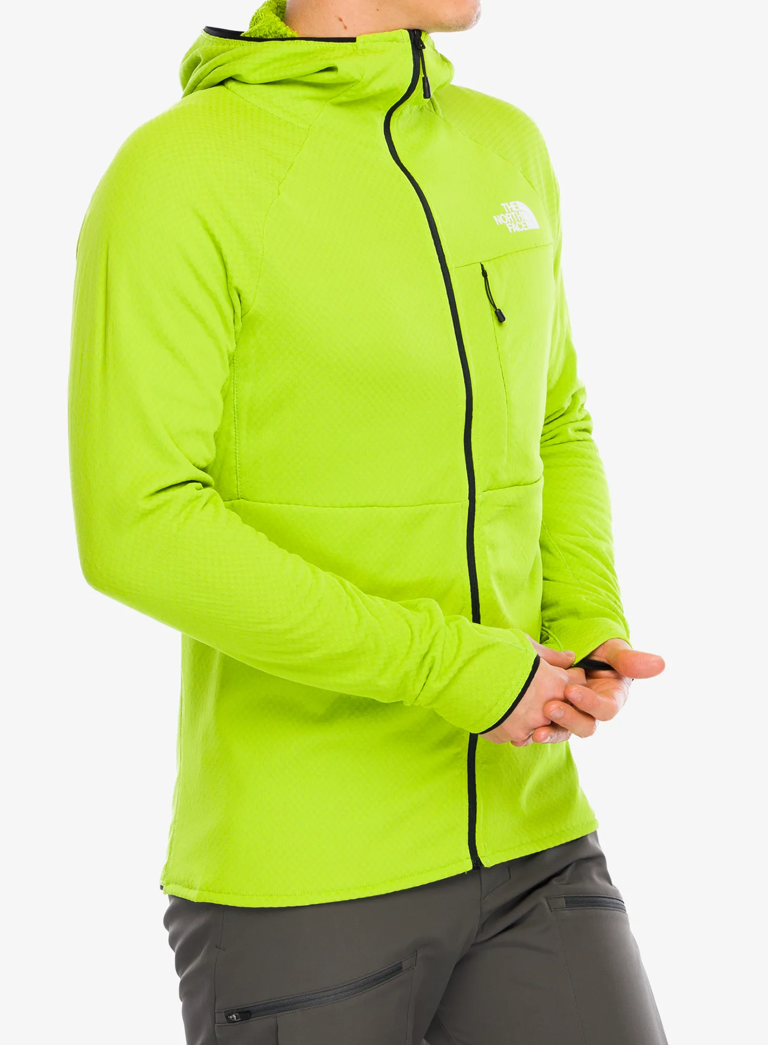 Majica s kapuljačom The North Face Summit Futurefleece FZ Hoodie - meadow grass