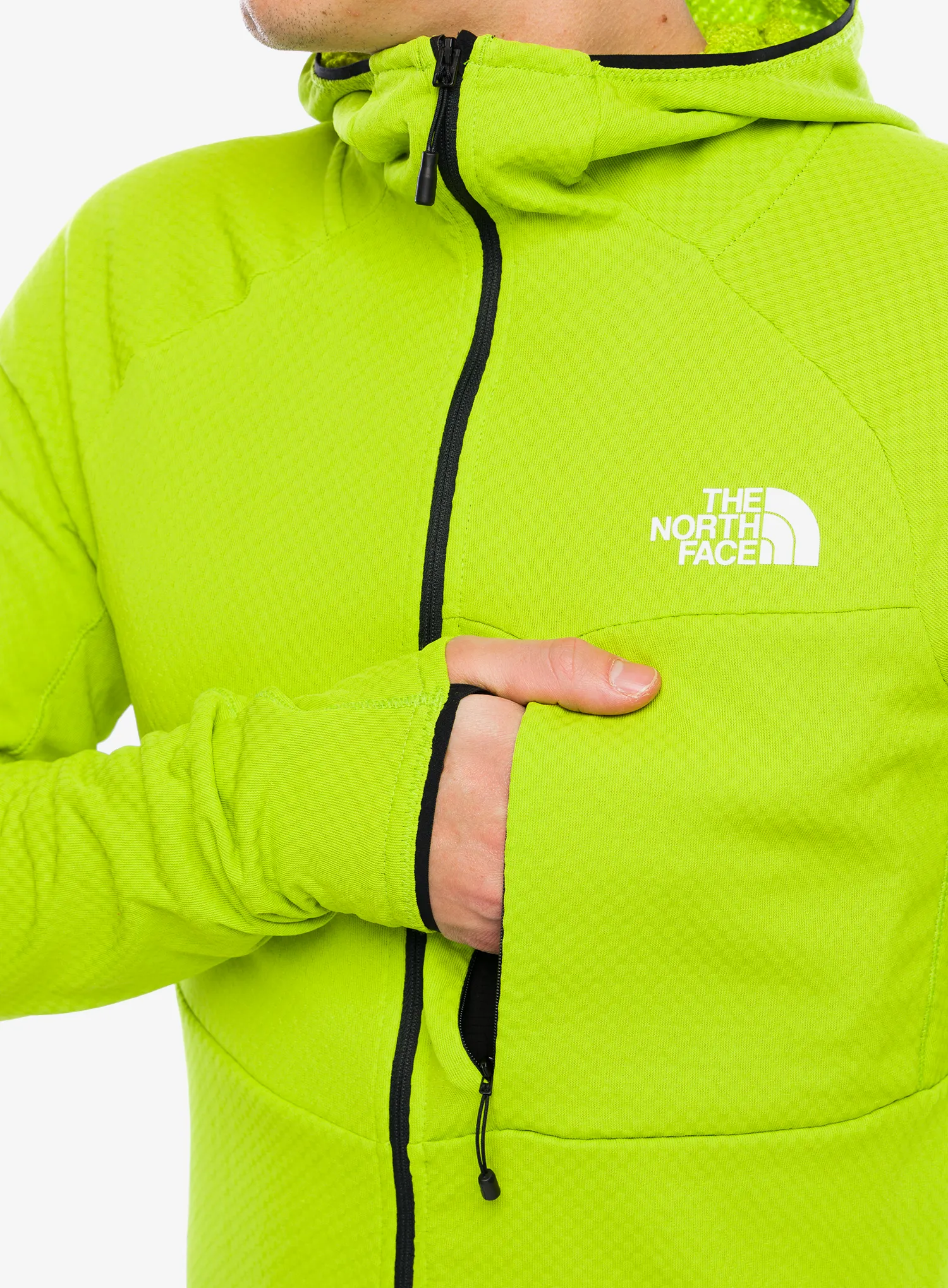 Majica s kapuljačom The North Face Summit Futurefleece FZ Hoodie - meadow grass
