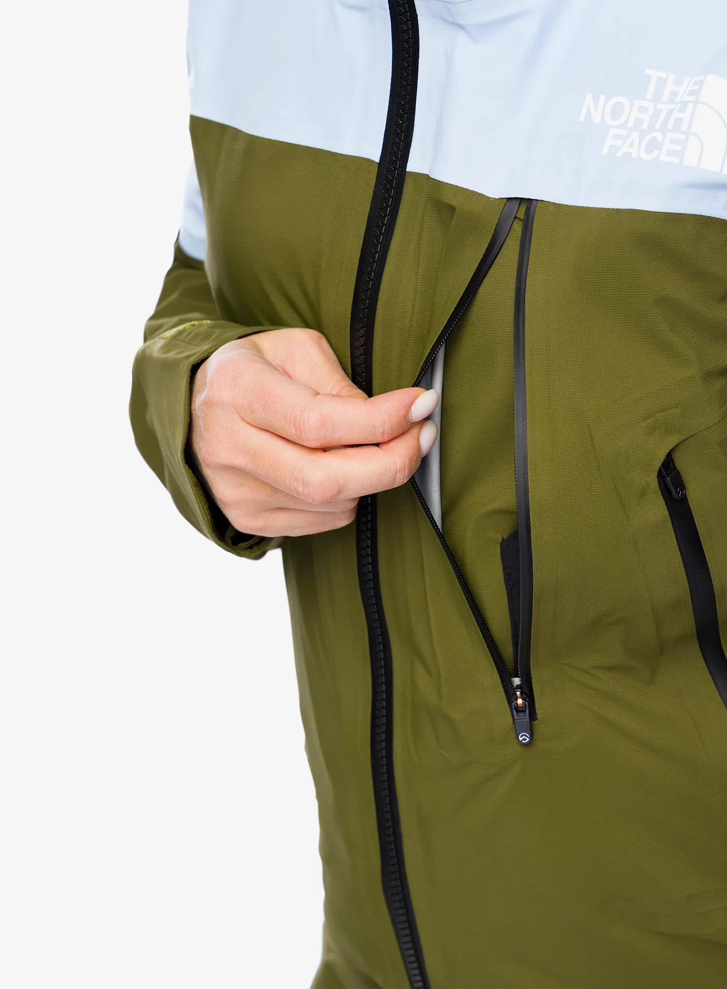 Ženska jakna The North Face Summit Stimson Futurelight Jacket - cornflower/forest olive