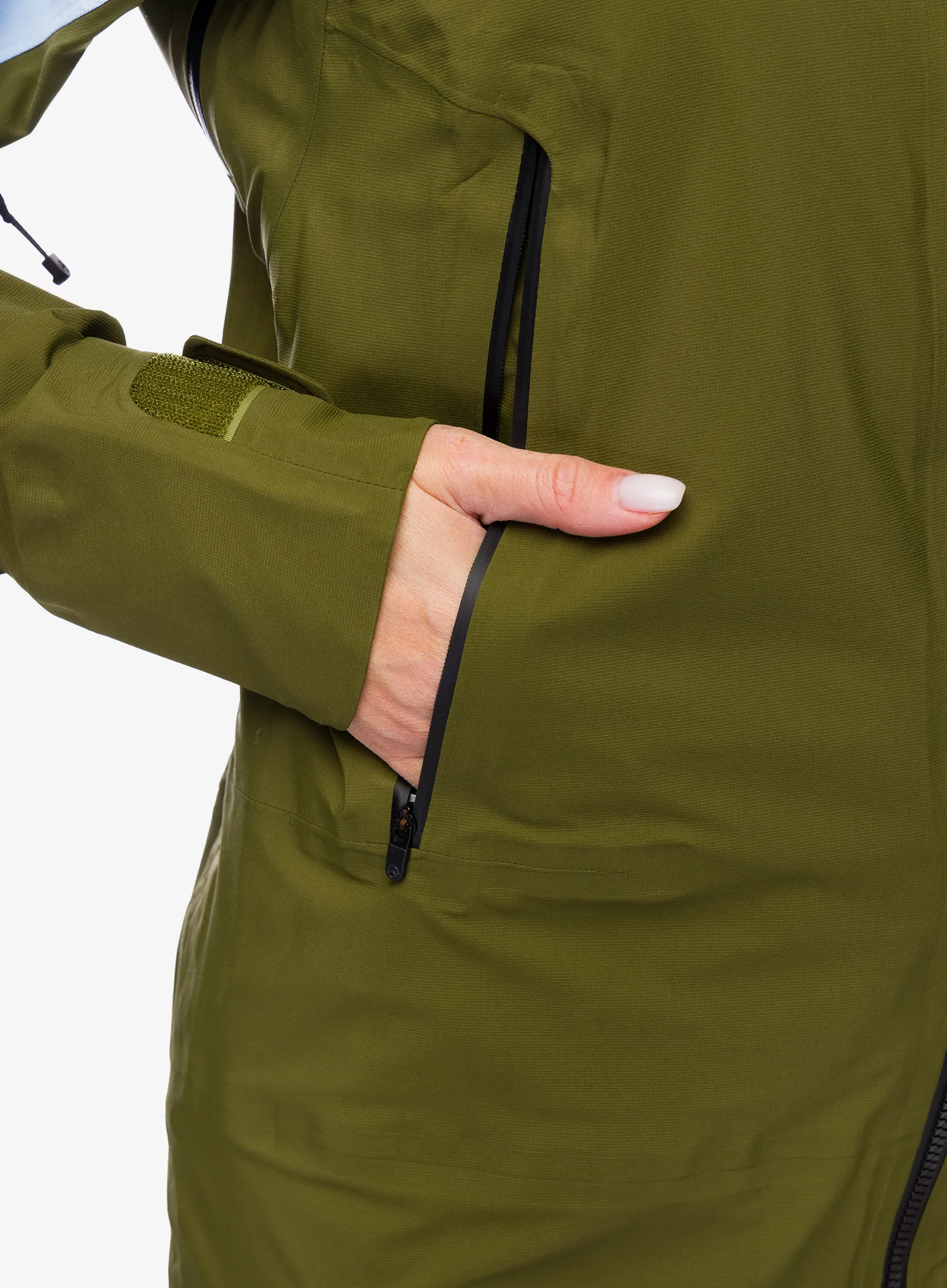 Ženska jakna The North Face Summit Stimson Futurelight Jacket - cornflower/forest olive