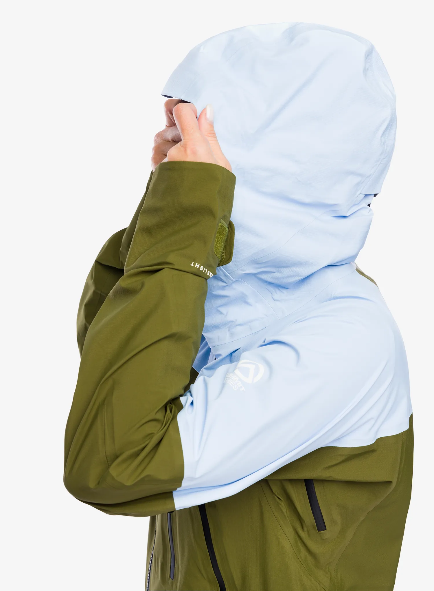 Ženska jakna The North Face Summit Stimson Futurelight Jacket - cornflower/forest olive