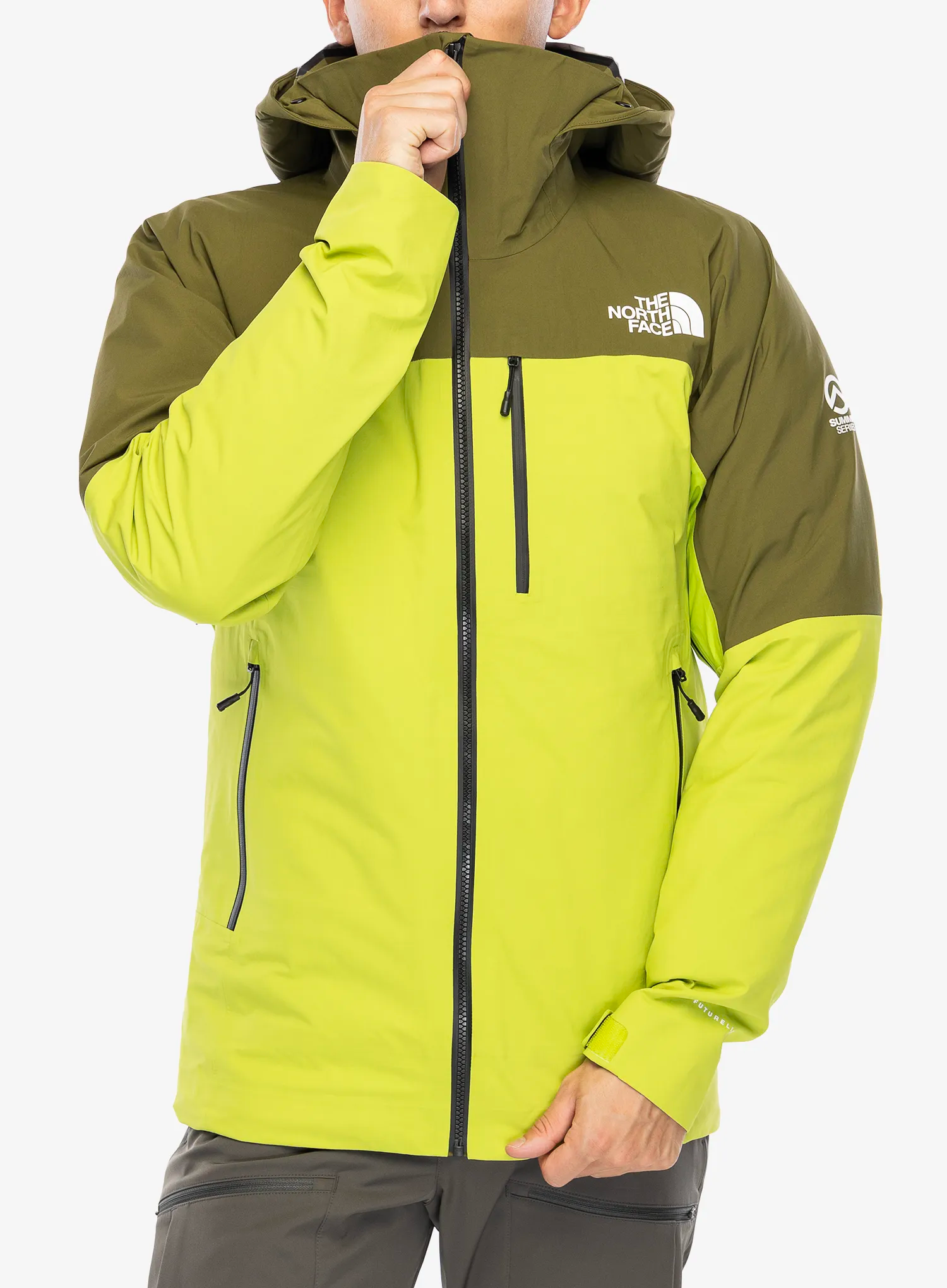 Kišna jakna The North Face Summit Torre Egger Futurelight Jacket - meadow grass/forest olive