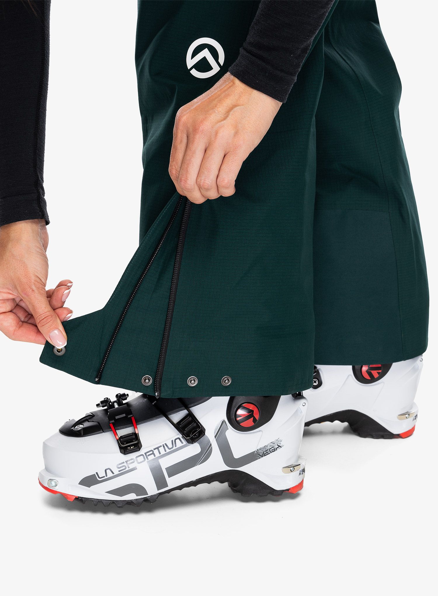 Ženske hlače The North Face Summit Tsirku FUTURELIGHT Bib - green/tnf black