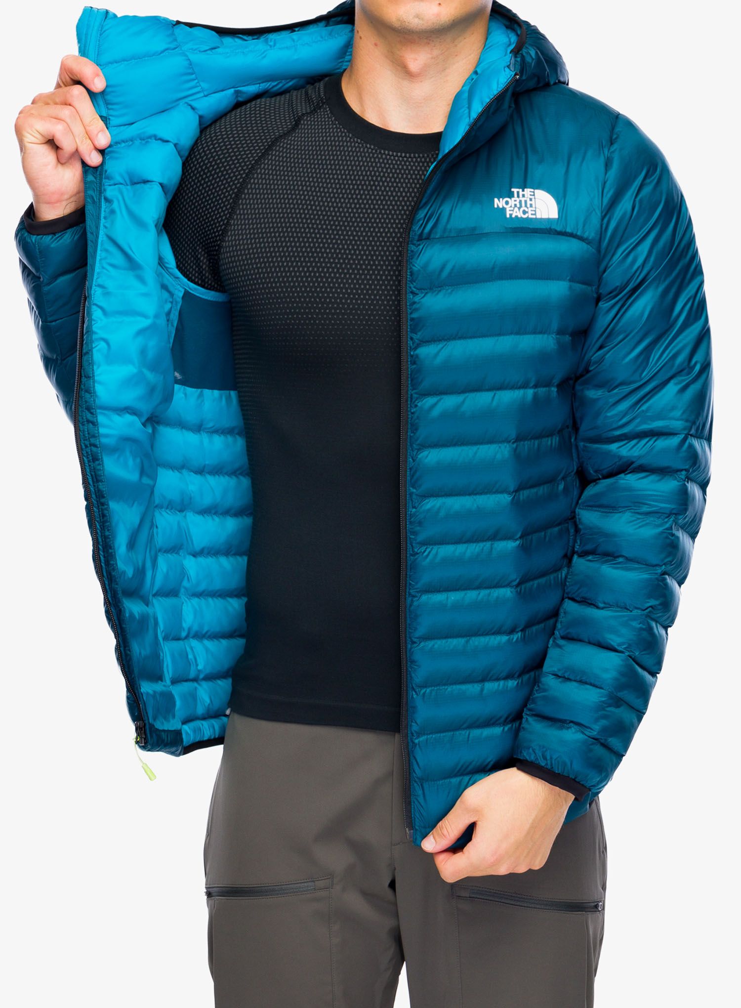 Jakna s postavom The North Face Terra Peak Hoodie - midnight petrol