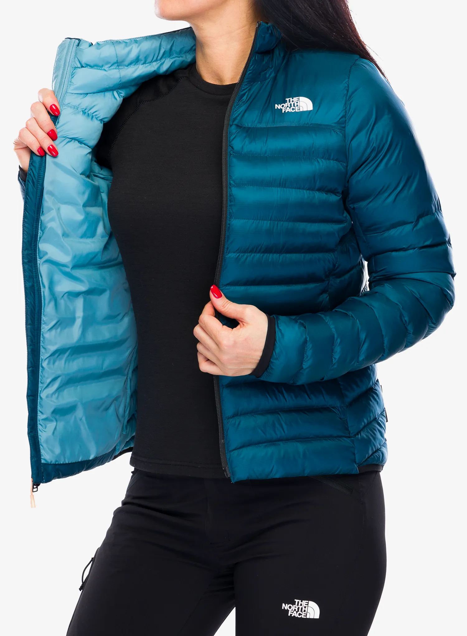 Jakna s postavom ženska The North Face Terra Peak Jacket - midnight petrol