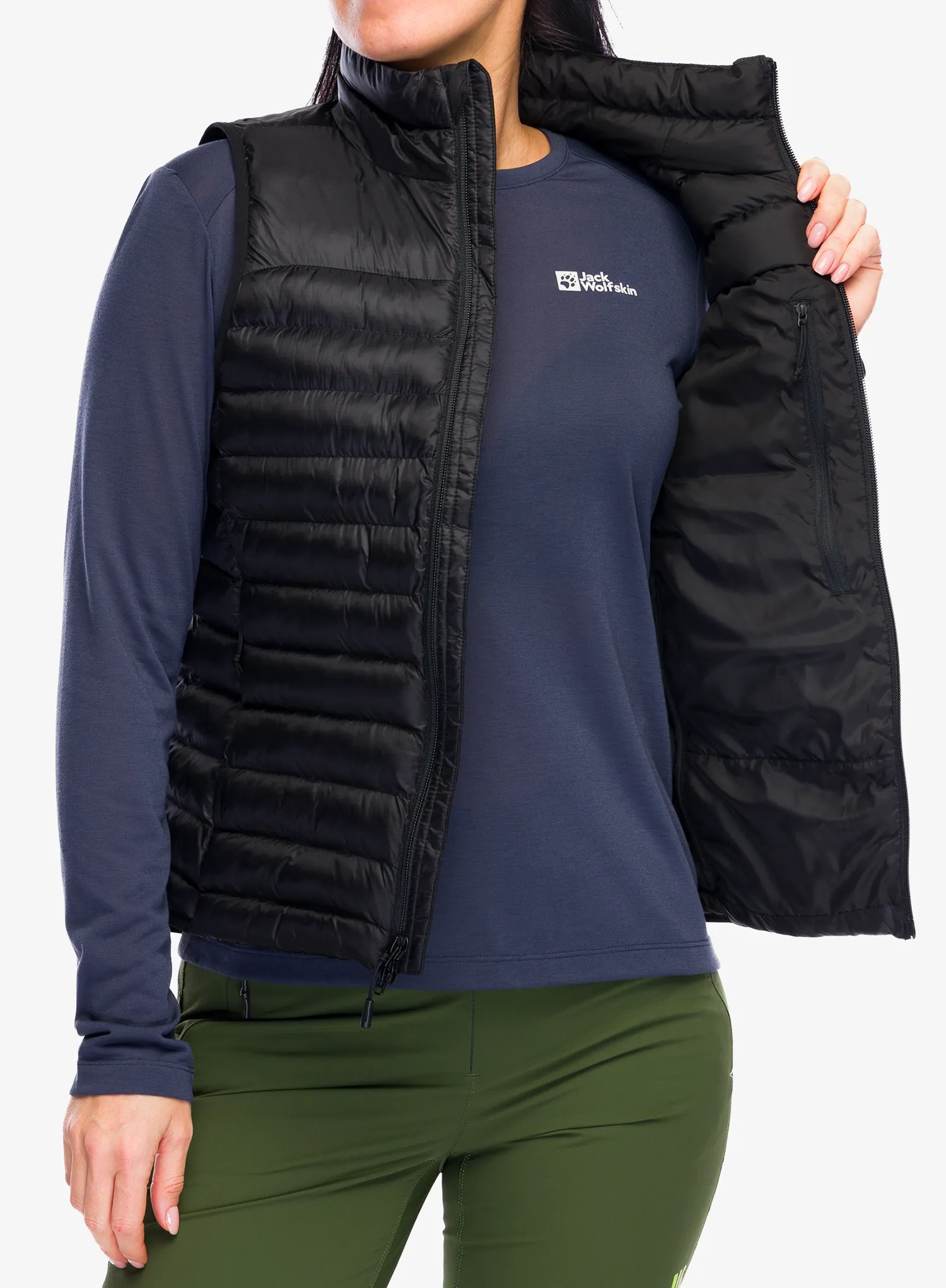 Ženski prsluk The North Face Terra Peak Vest - tnf black