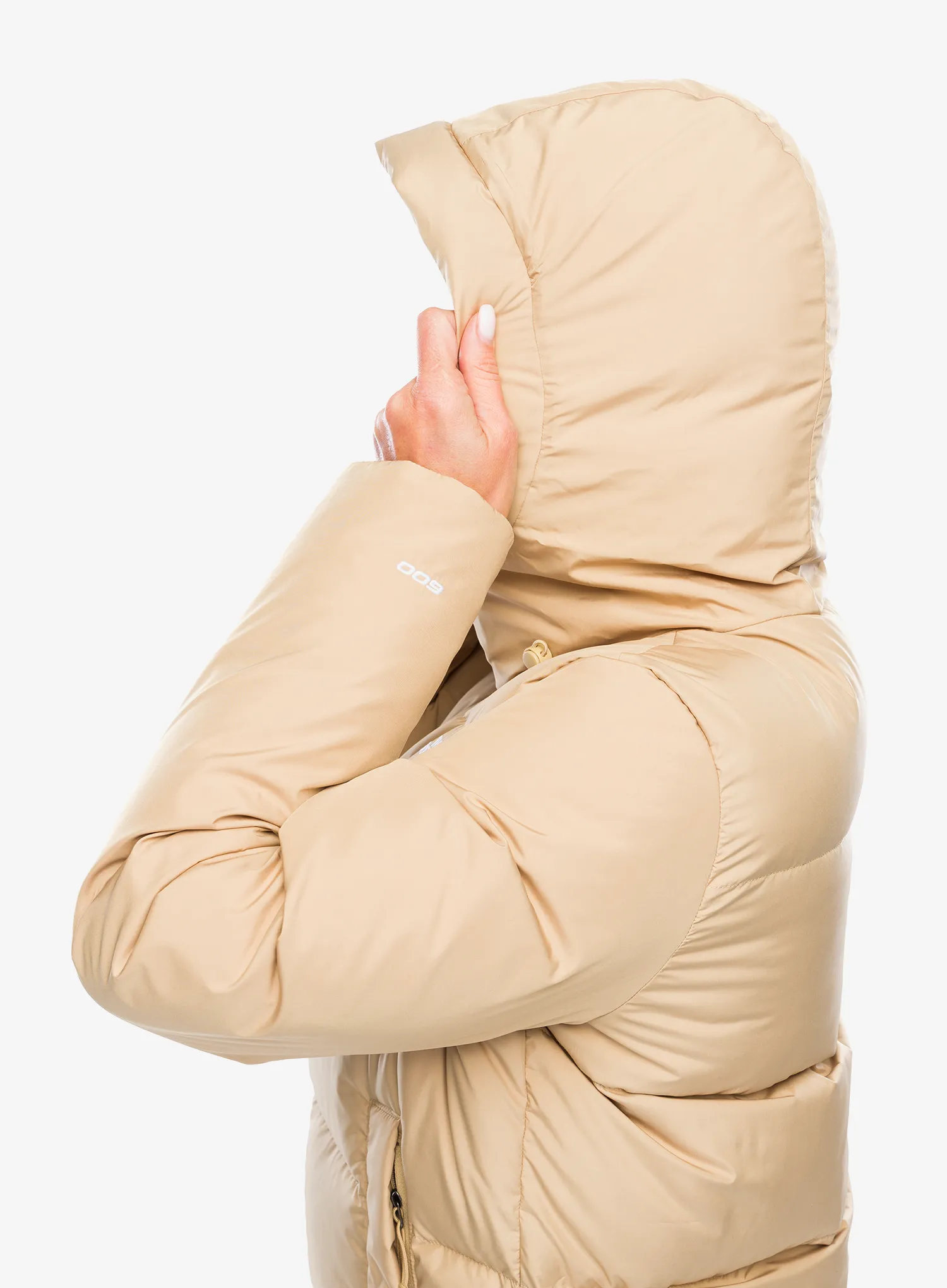 Ženski perjani kaput The North Face Triple C Parka - khaki stone