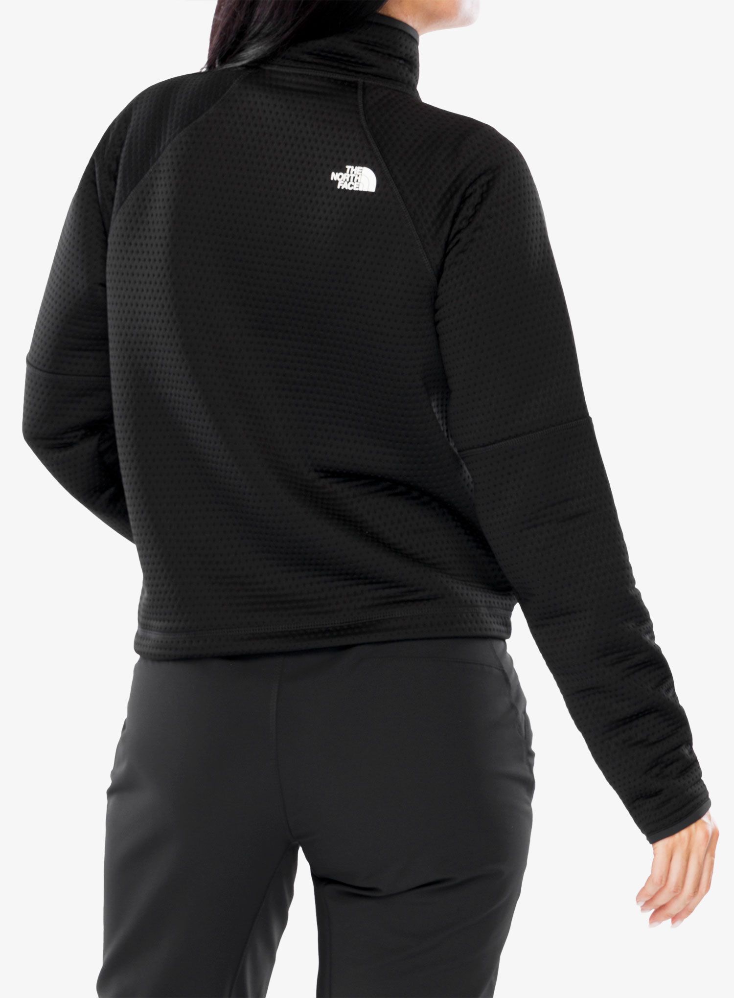 Ženska dukserica bez kapuljače The North Face Vertical Thermal 1/4 Zip - tnf black