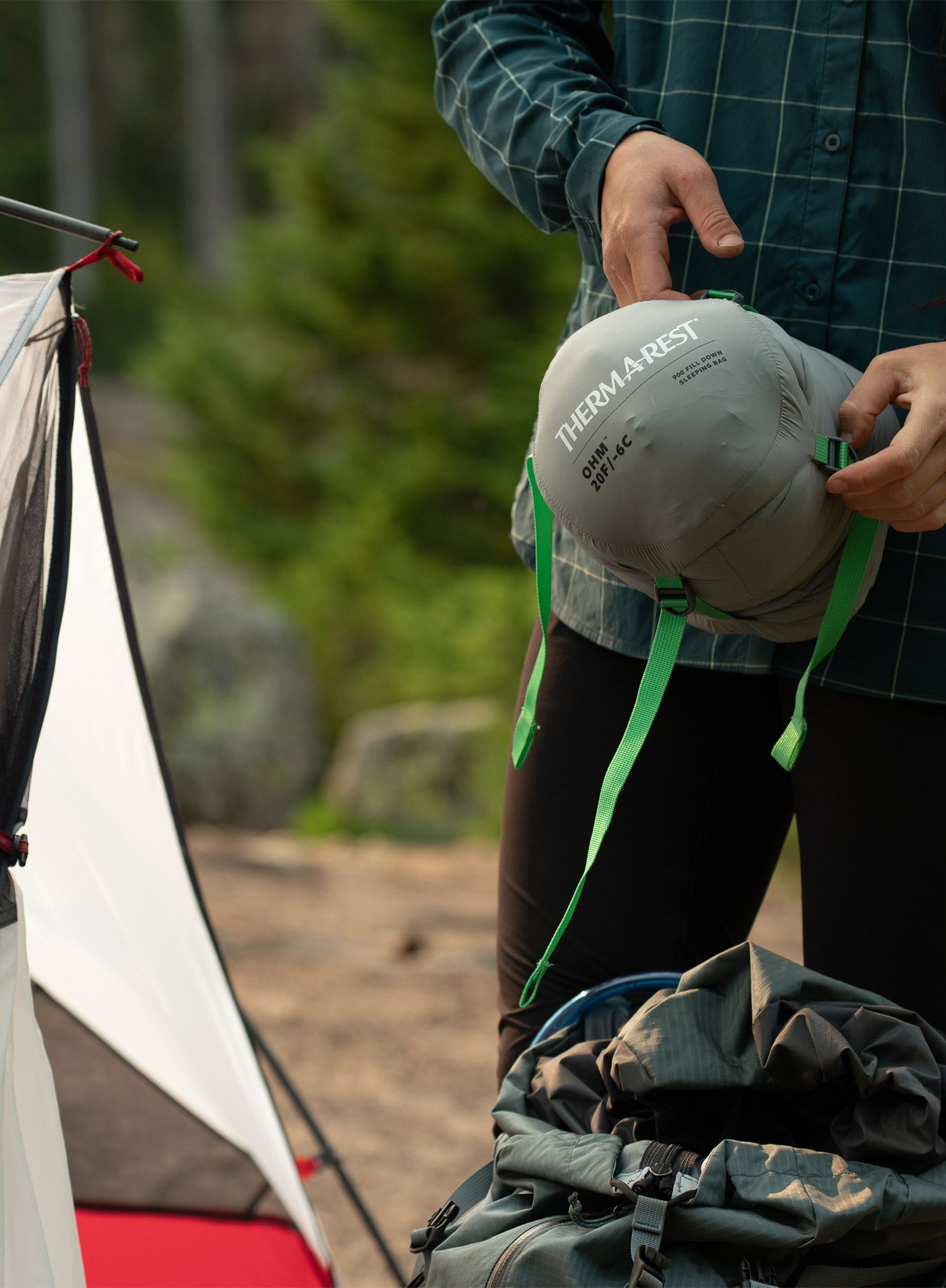 Perjana vreća za spavanje Therm a Rest OHM 20F/-6C (183 cm) - balsam