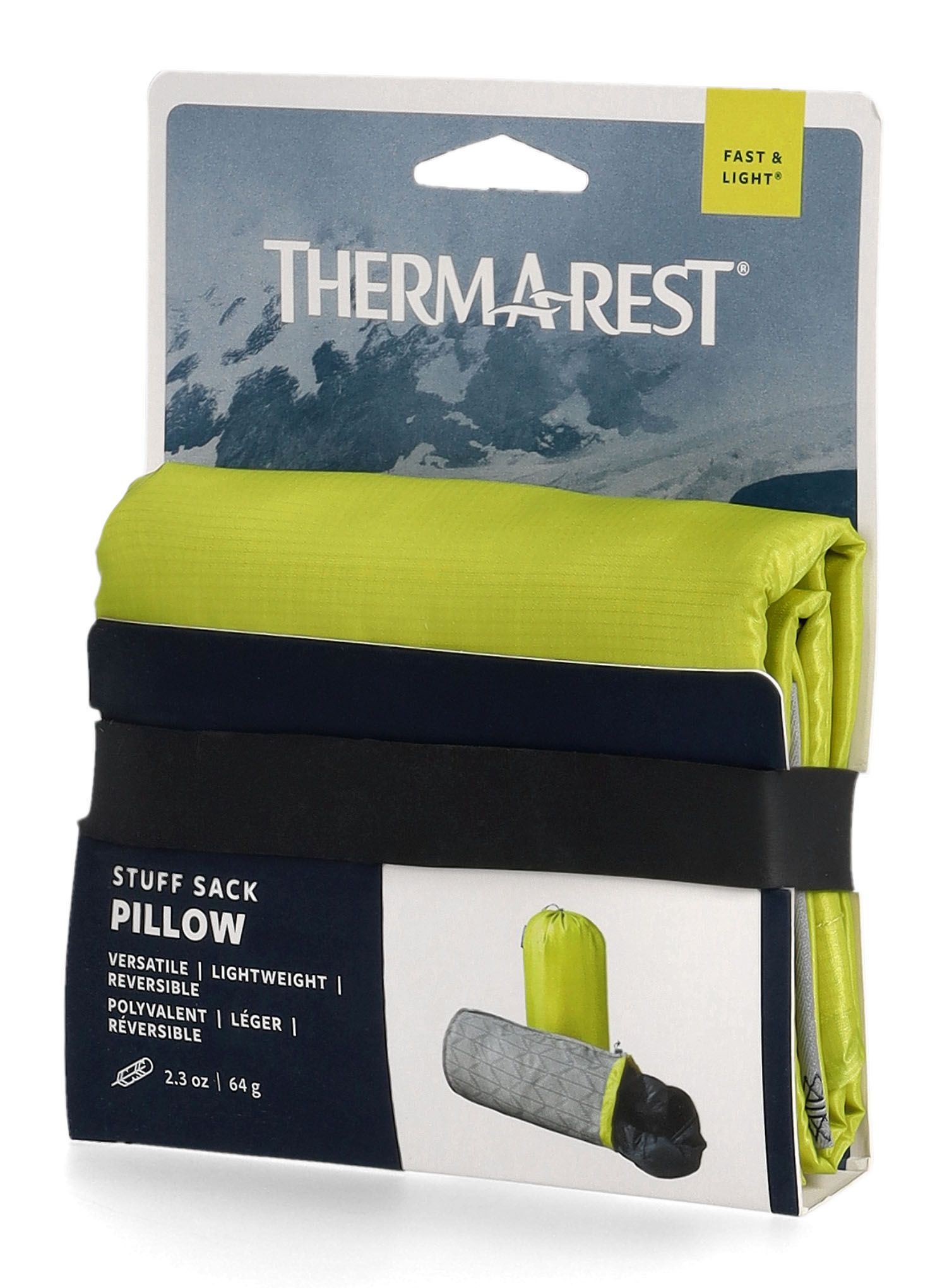 Putni jastuk Therm a Rest Stuffsack Pillow - limon/grey print