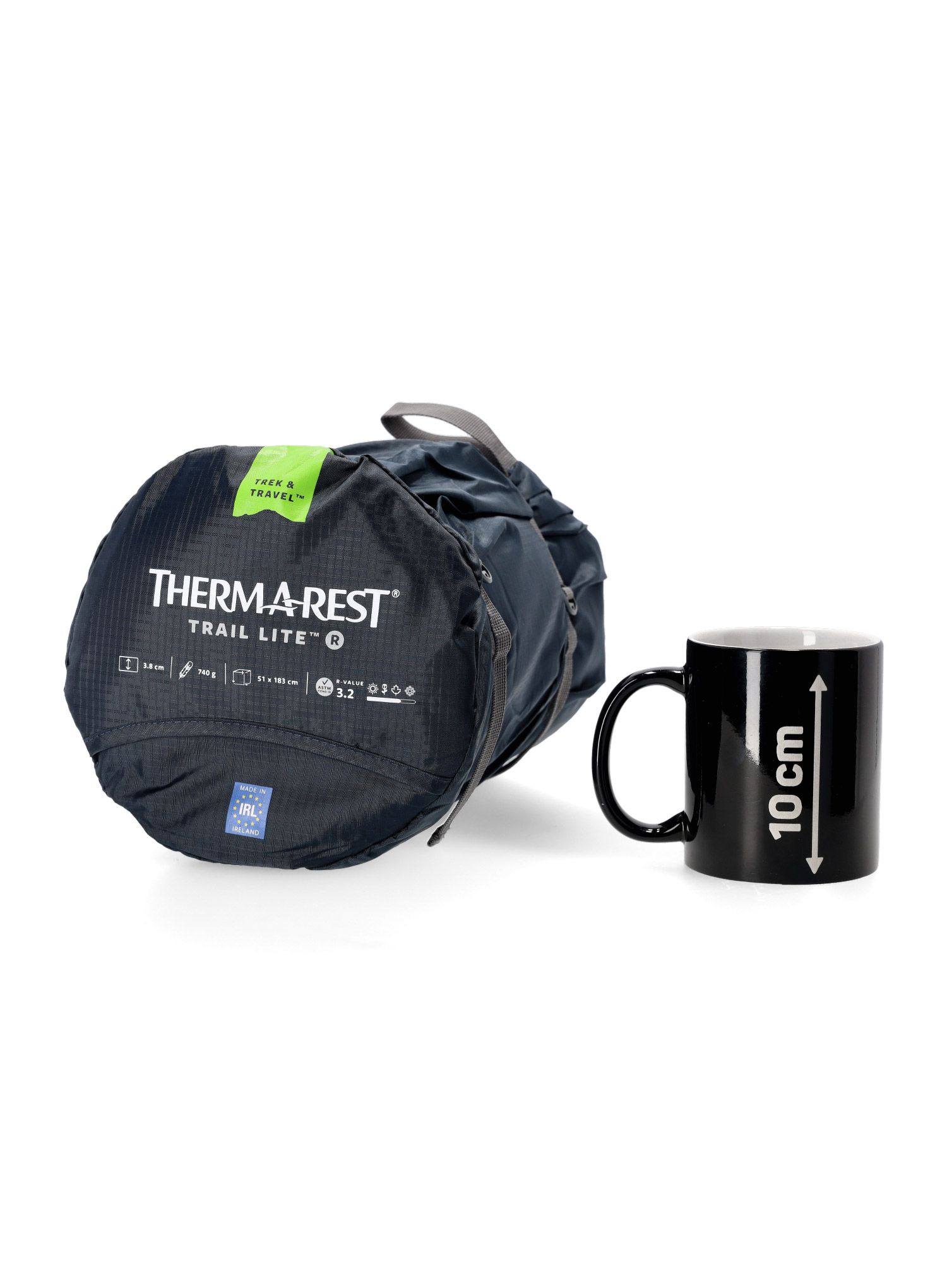 Samonapuhavajuća podloga Therm a Rest Trail Lite Regular - trooper gray