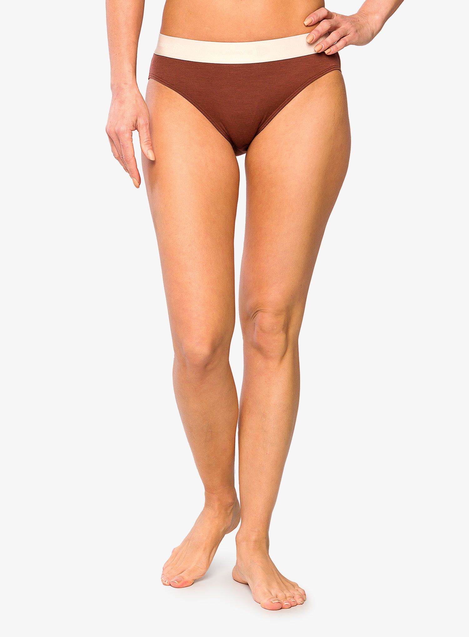 Ženske termoaktivne gaćice Thermowave Merino Life Briefs - mayan chocolate