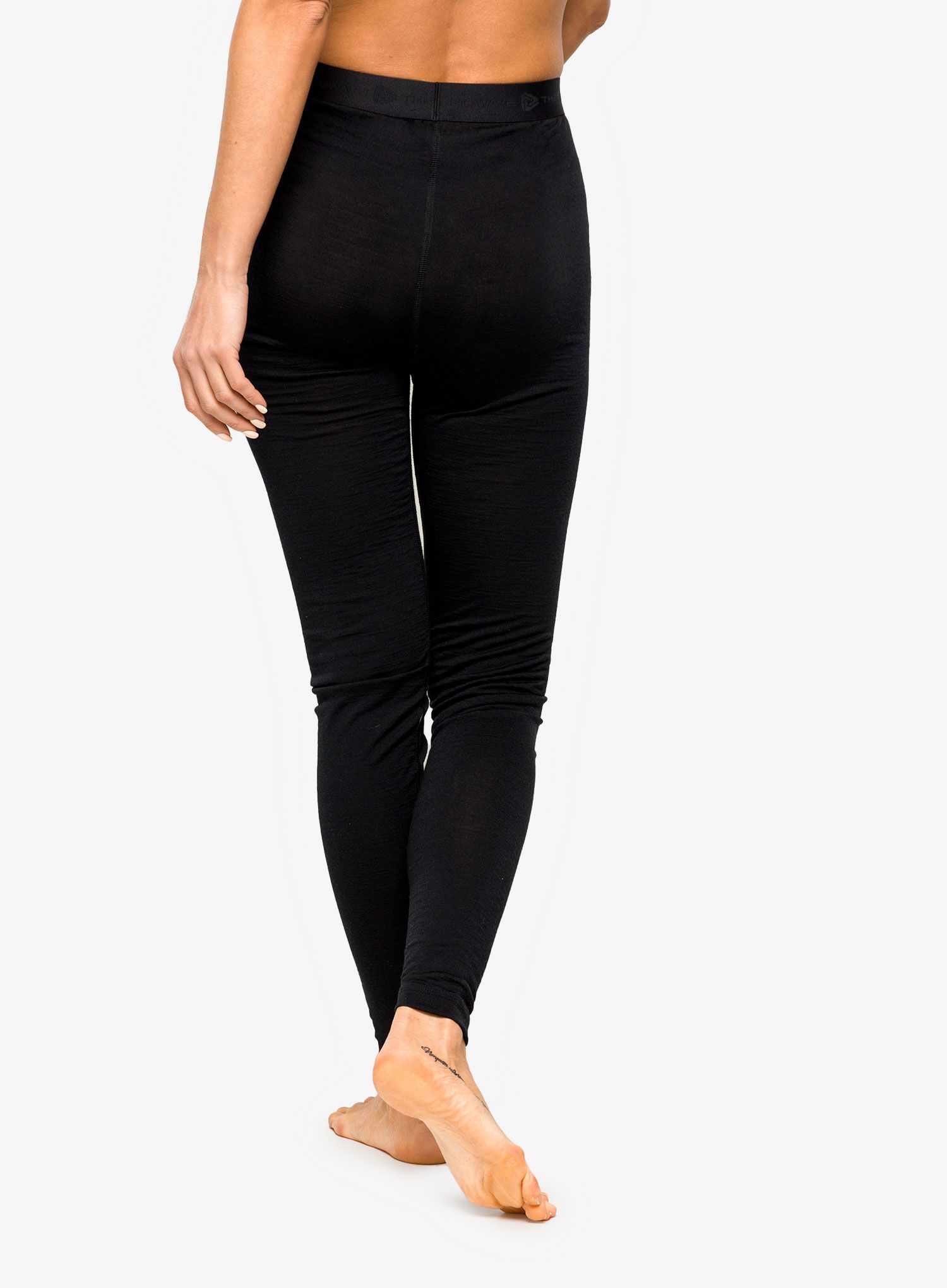 Ženske termo tajice Thermowave Merino Wonder Pants - black