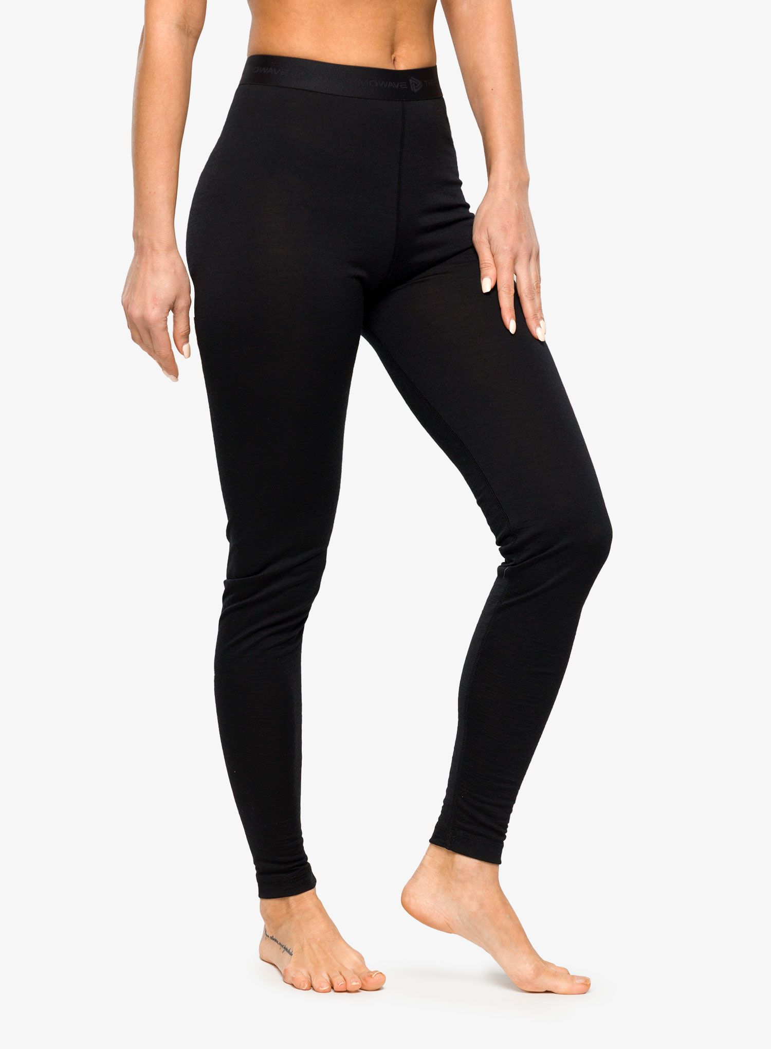 Ženske termo tajice Thermowave Merino Wonder Pants - black